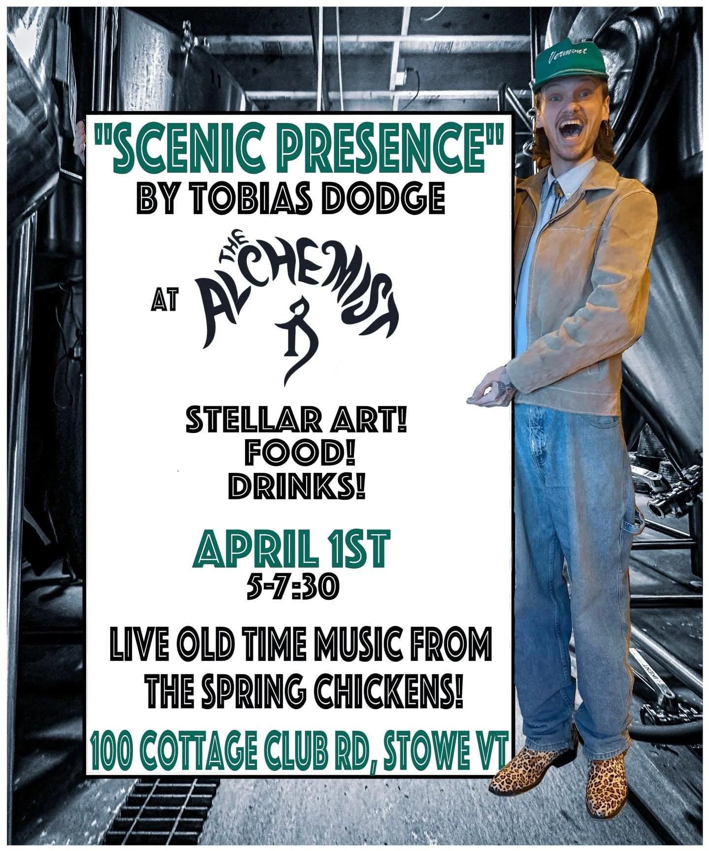 We&rsquo;re playing tonight in Stowe at @alch3mistb33r 🎻

5-7:30 pm

@_t0b1a5