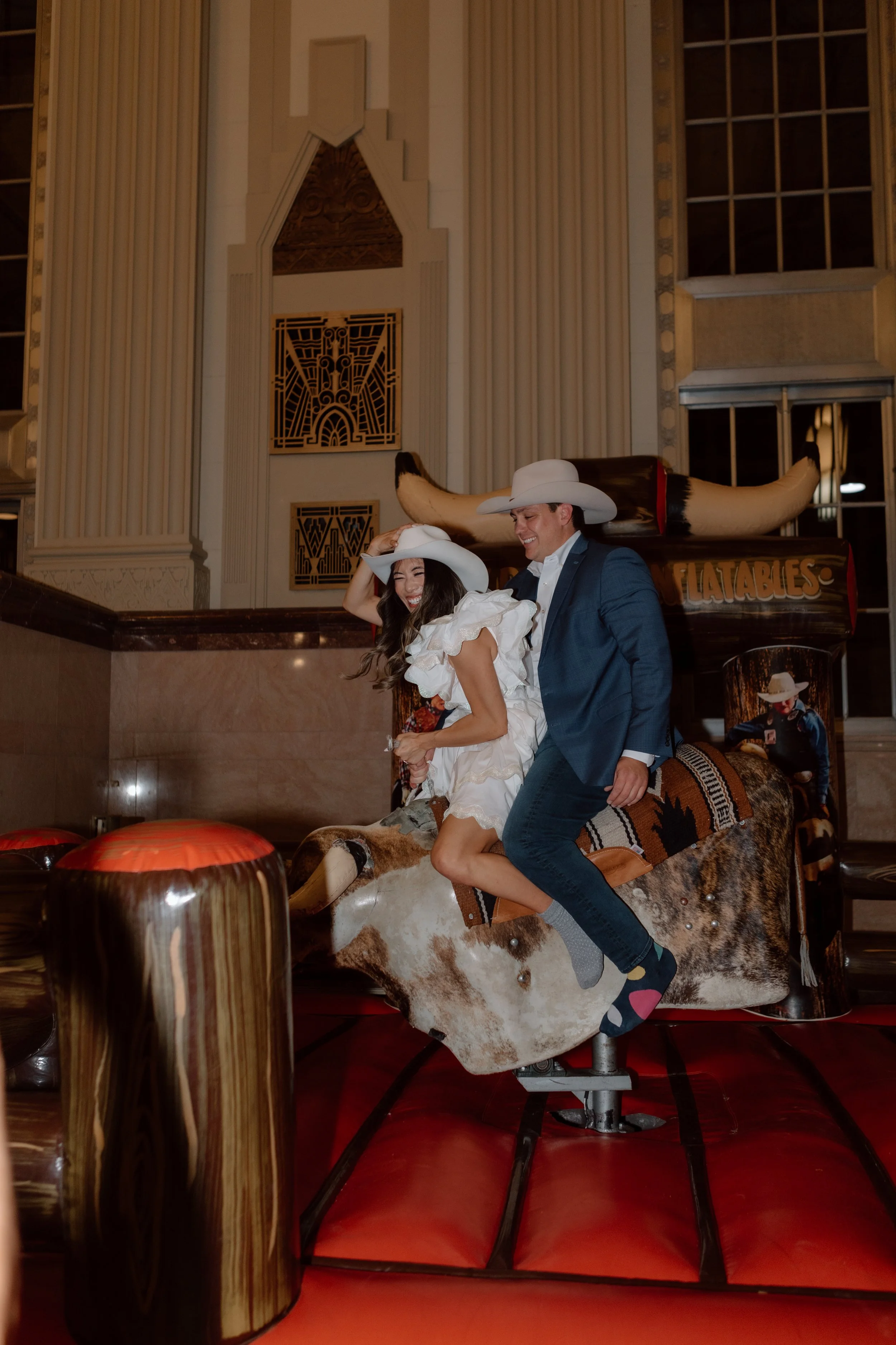 fall western wedding couples photography, engagement session inspiration, Hailey Durst Photo, tequila sunrise themed bachelorette