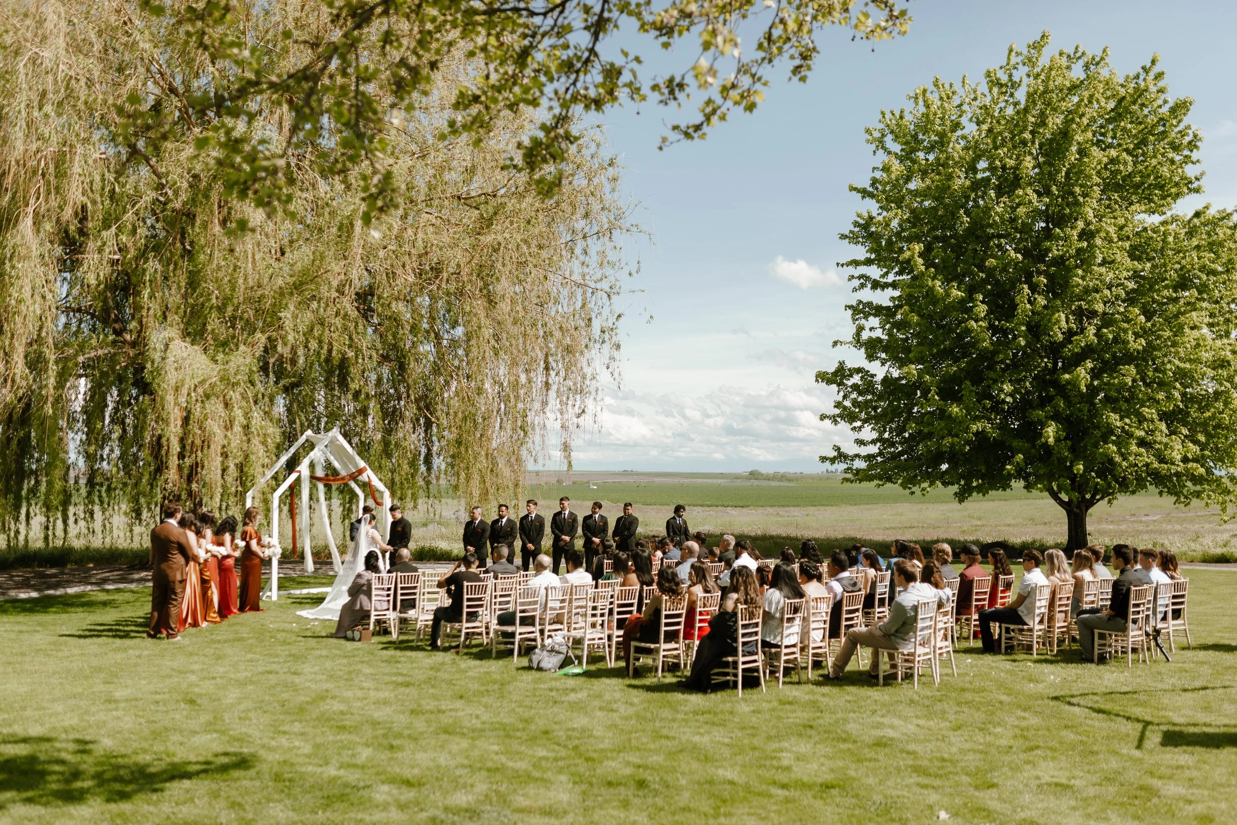 Hailey Nicole Creative | North Texas Western + Wedding Photographer | Rustic Boho Wedding in Tri-Cities, WA at Willow Inspired