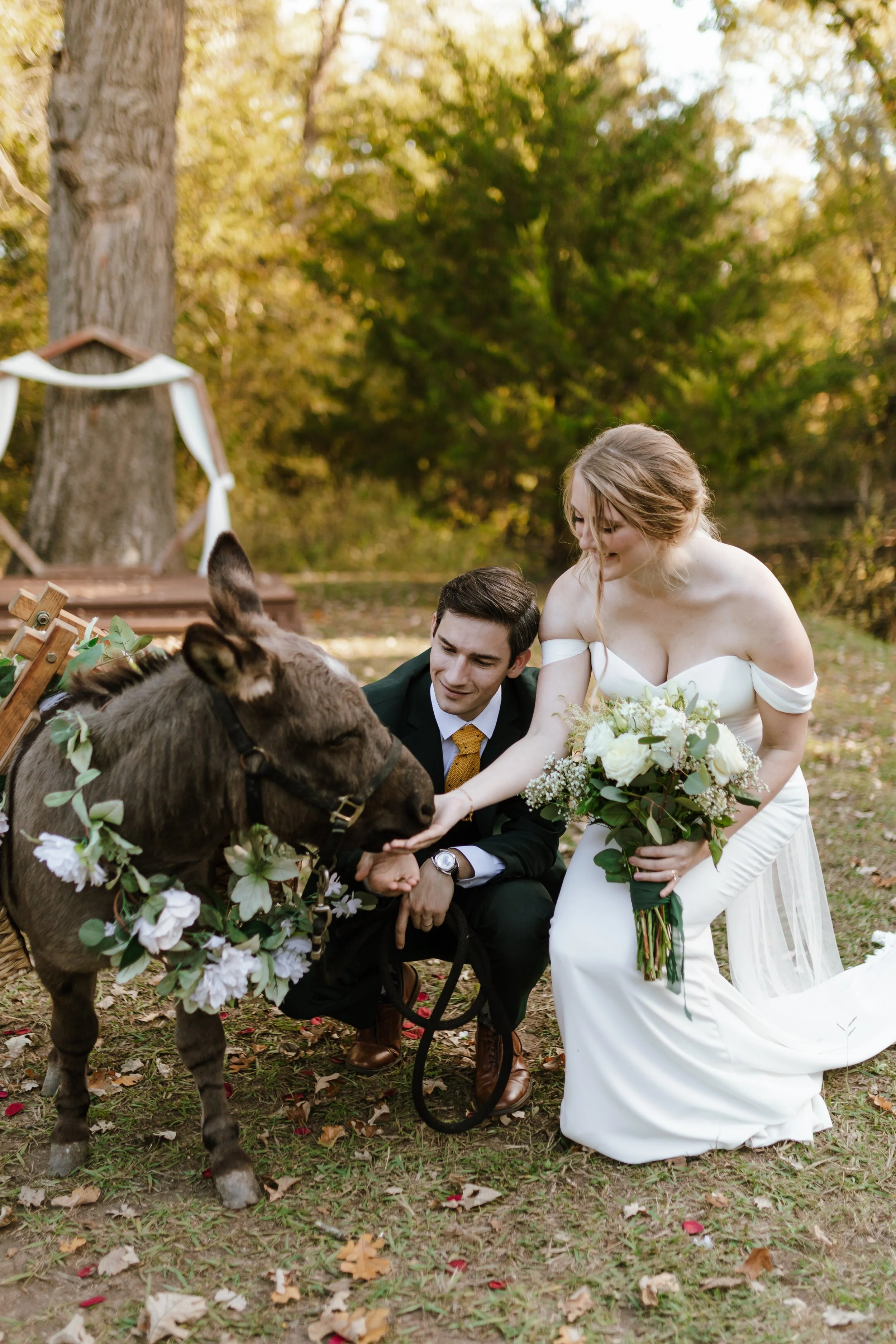 The Barbers ╬ Elegant Woodsy Wedding at Arrowwood Venue