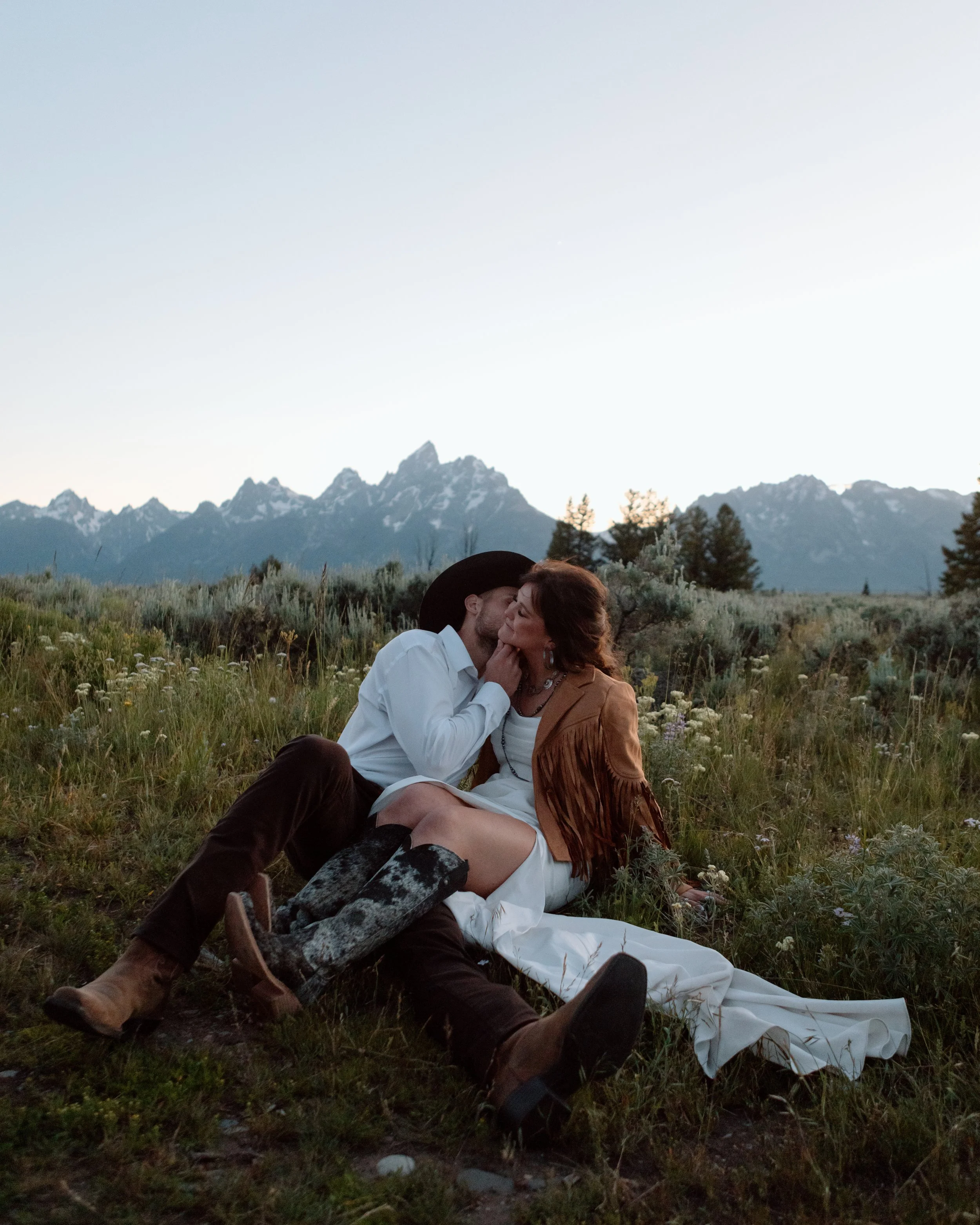 Elegant Western Elopement in Grand Teton National Park, WY ╬ Bryson + Izabel