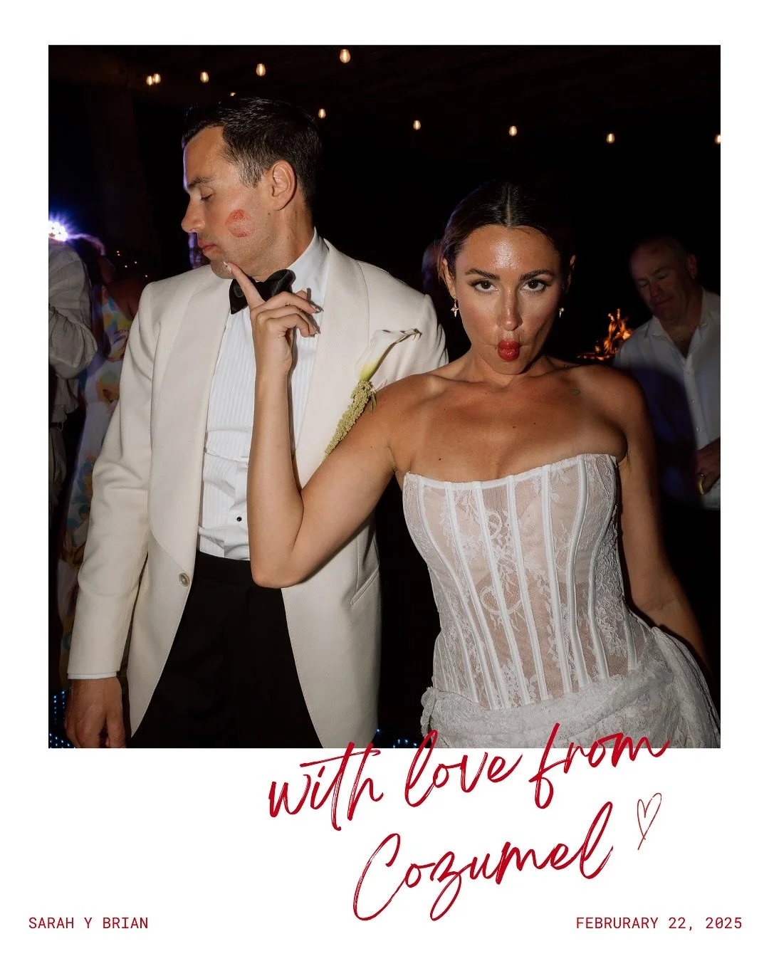 𝙎𝙚𝙚𝙞𝙣𝙜 𝙍 𝙀 𝘿.

Brian and Sarah&rsquo;s Cozumel wedding iconic from start to finish. It was dripping in tropical luxe and elevated fashion detail - and with Sarah being an expert in outfit design, I would expect nothing less.

From statement 