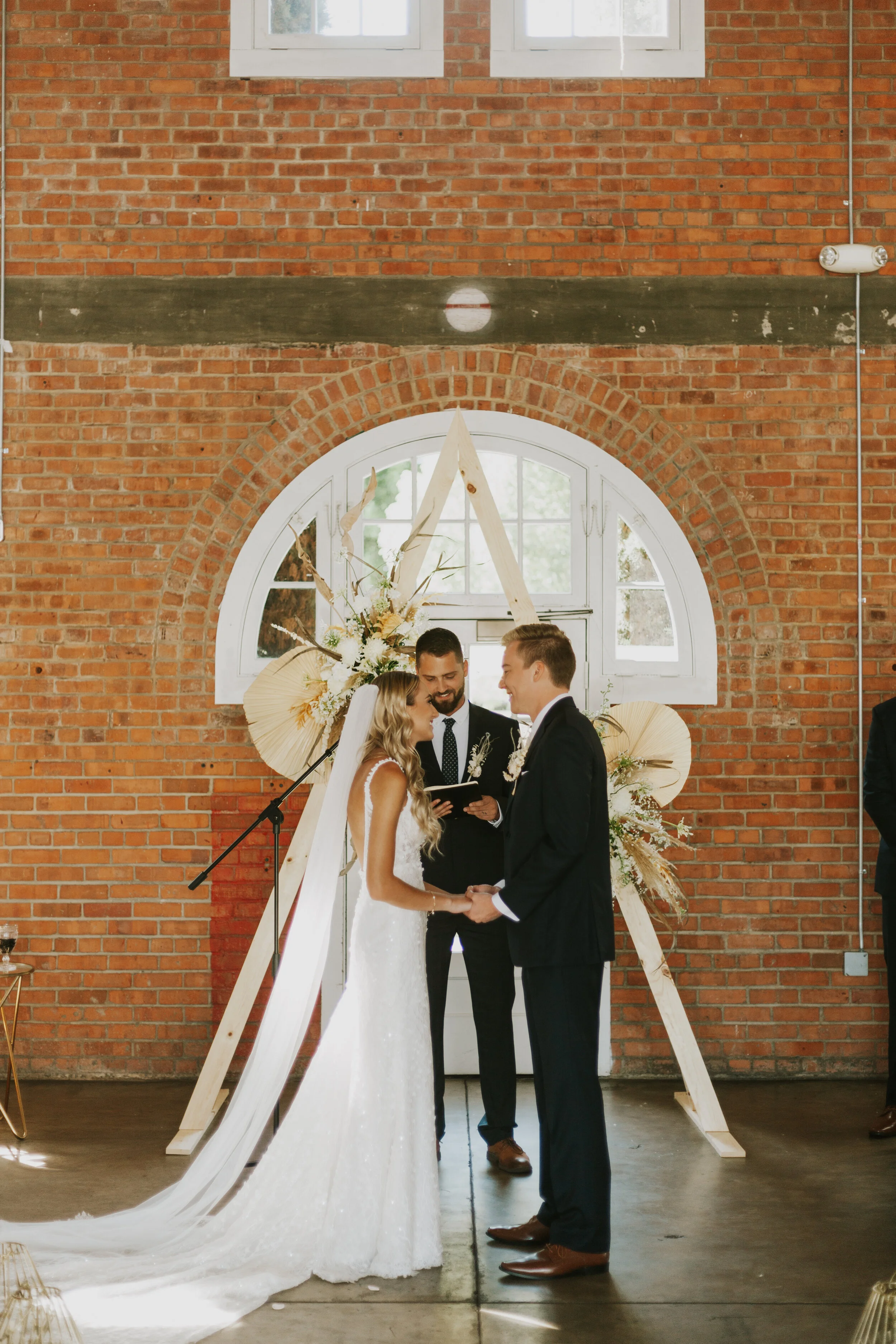 Boho DIY loft wedding photography at BRICK venue in San Diego in Southern California