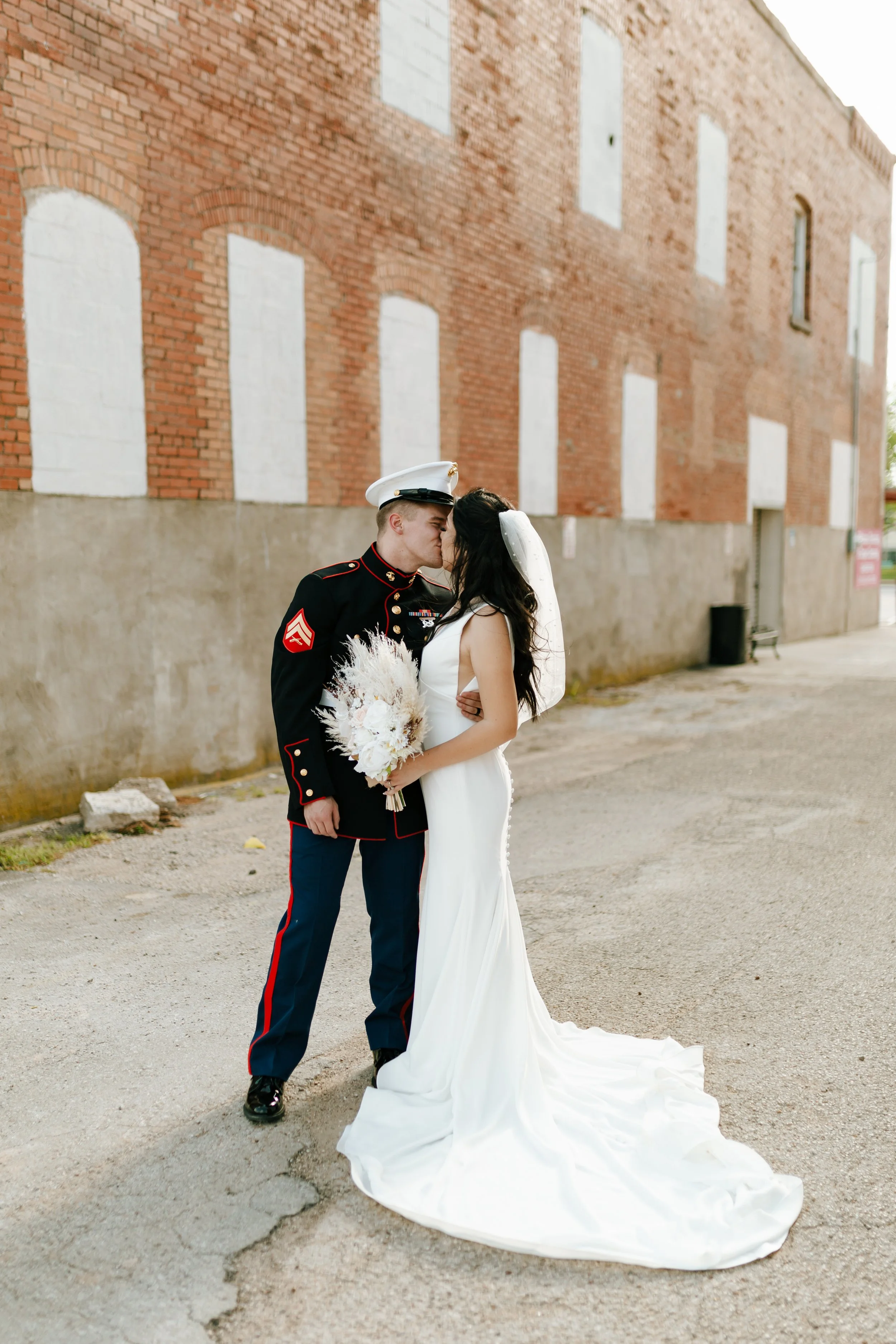 Hailey Nicole Creative | Minimal and Industrial Wedding photography at the Eagle Historic Warehouse in Hilsboro, Texas | DFW Wedding and Engagement Photographer