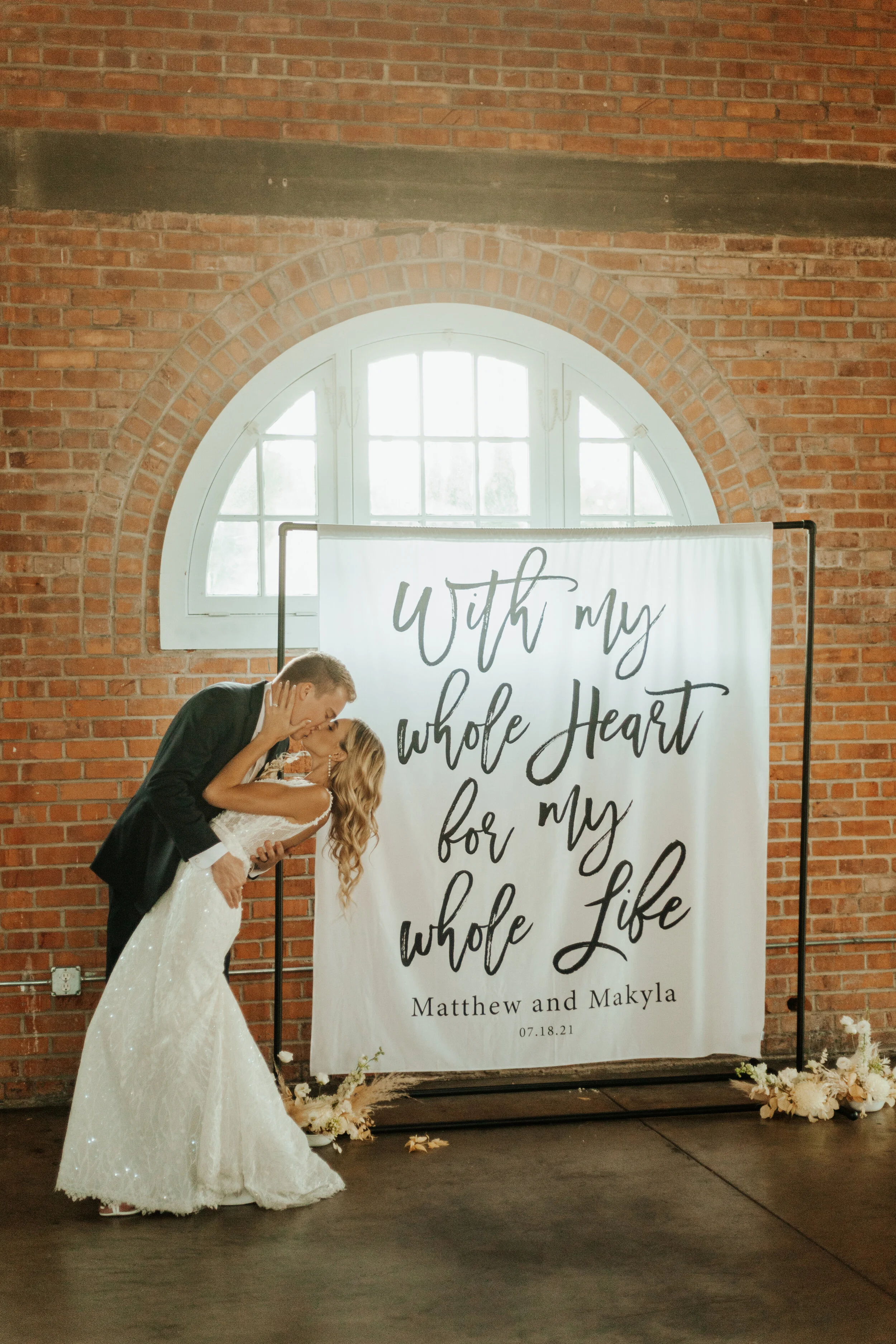 Boho DIY loft wedding photography at BRICK venue in San Diego in Southern California
