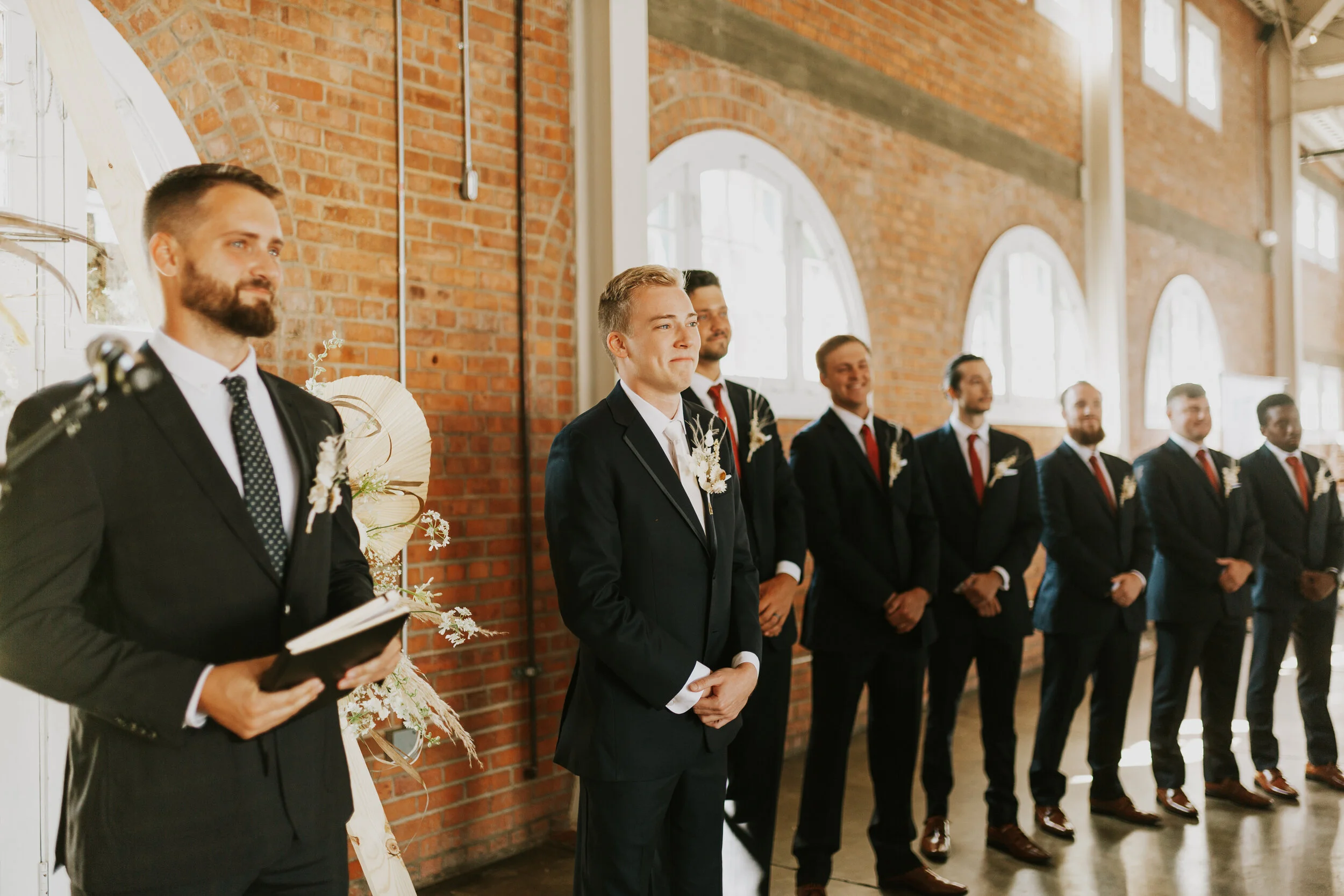 Boho DIY loft wedding photography at BRICK venue in San Diego in Southern California