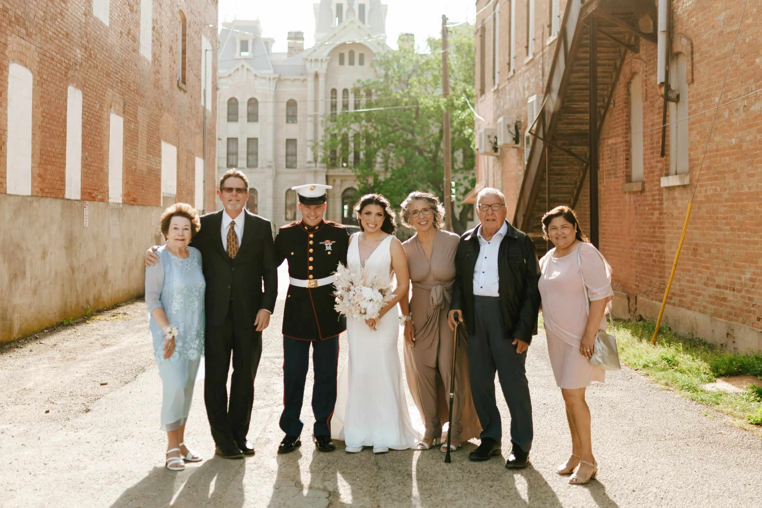 Hailey Nicole Creative | Minimal and Industrial Wedding photography at the Eagle Historic Warehouse in Hilsboro, Texas | DFW Wedding and Engagement Photographer