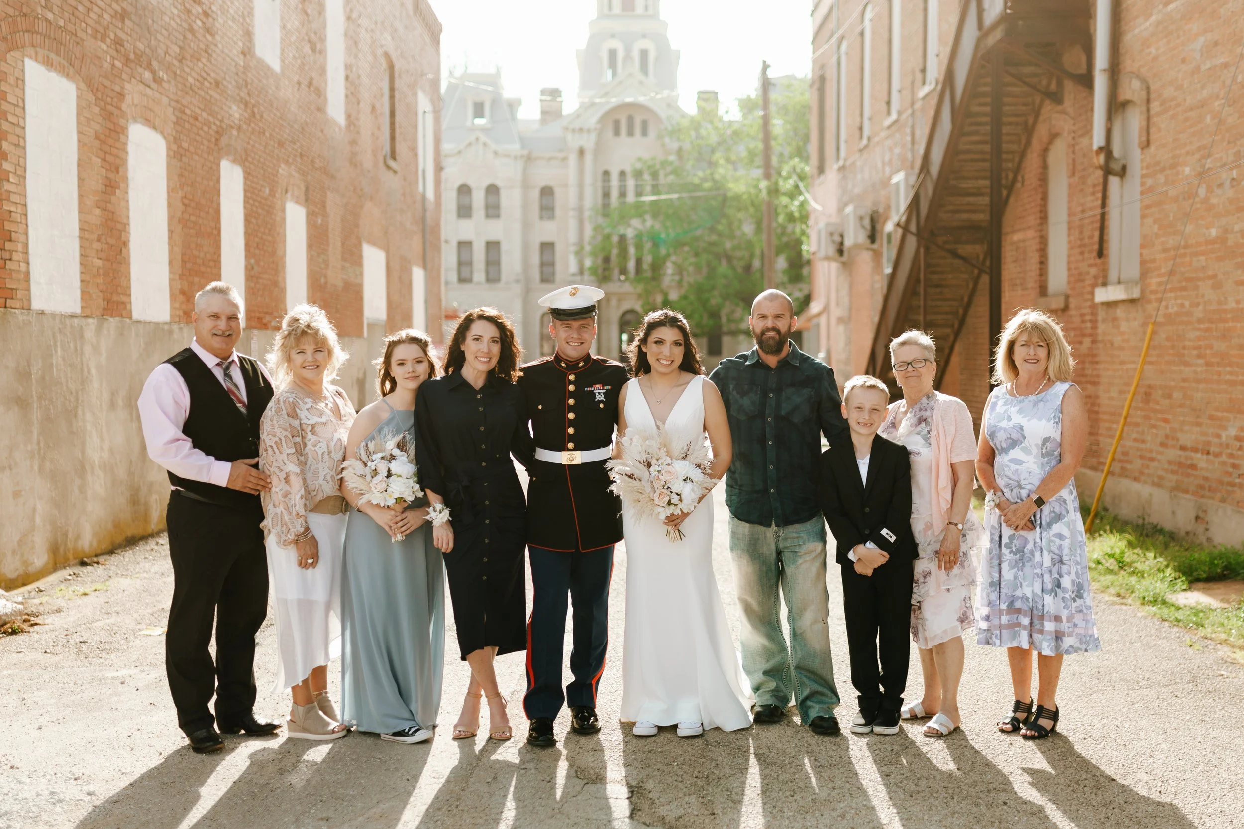 Hailey Nicole Creative | Minimal and Industrial Wedding photography at the Eagle Historic Warehouse in Hilsboro, Texas | DFW Wedding and Engagement Photographer
