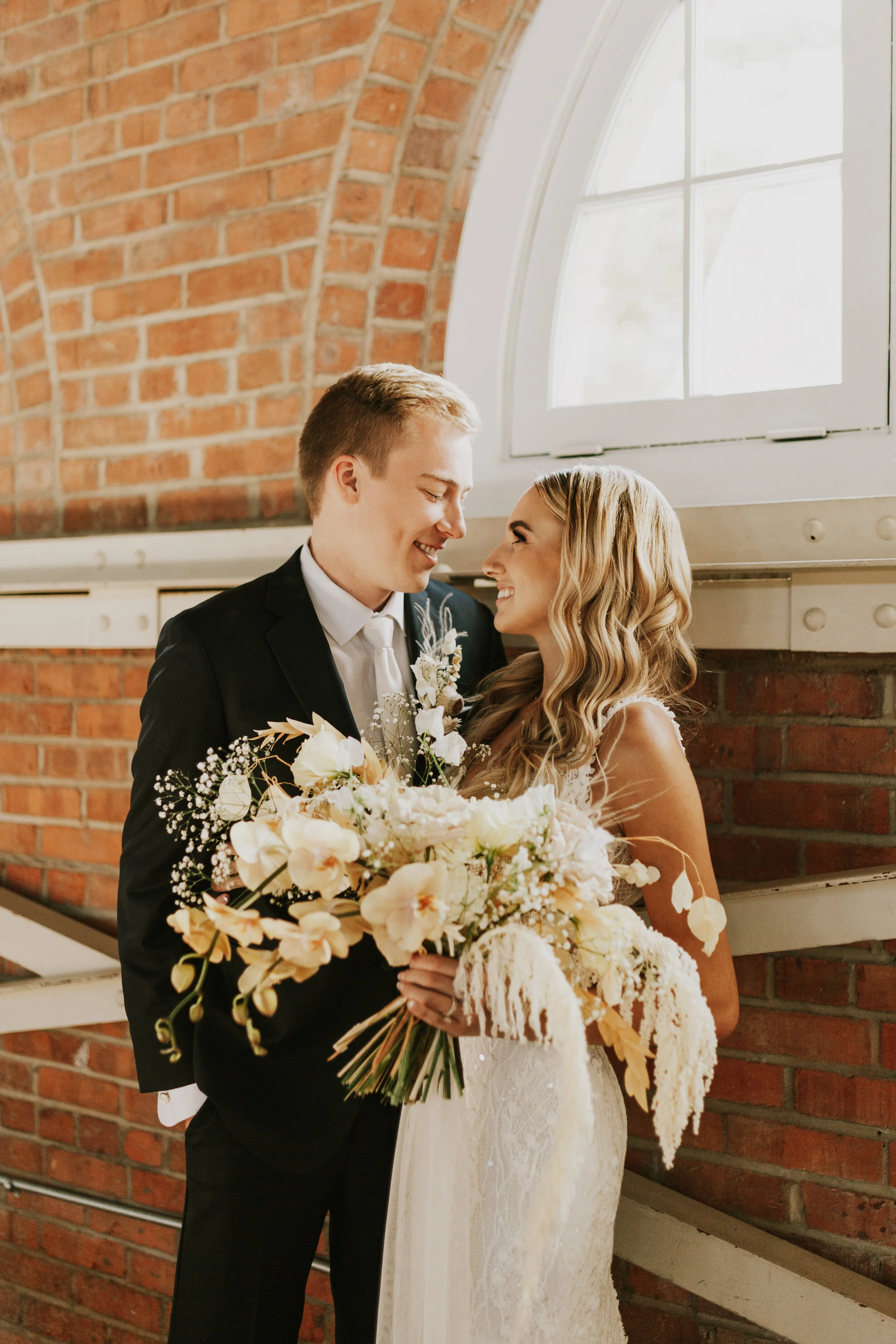 Boho DIY loft wedding photography at BRICK venue in San Diego in Southern California