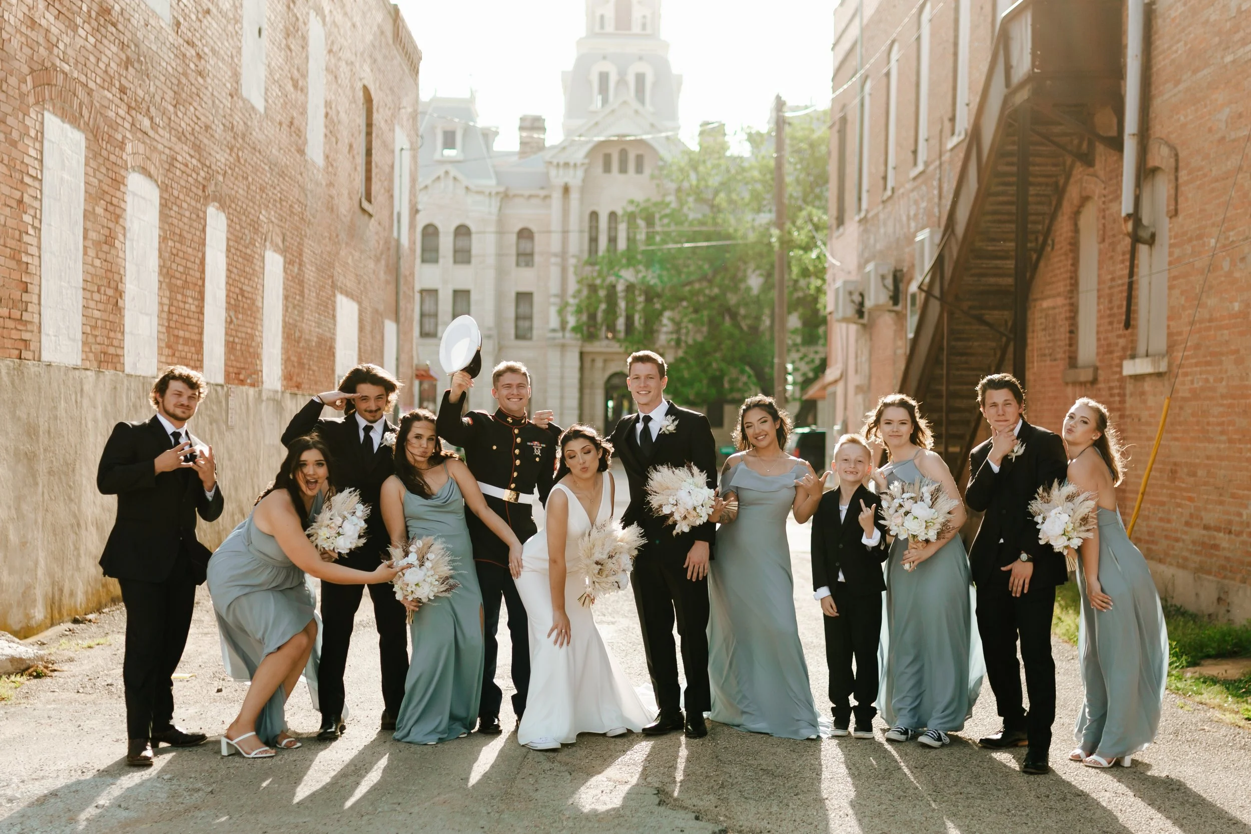 Hailey Nicole Creative | Minimal and Industrial Wedding photography at the Eagle Historic Warehouse in Hilsboro, Texas | DFW Wedding and Engagement Photographer