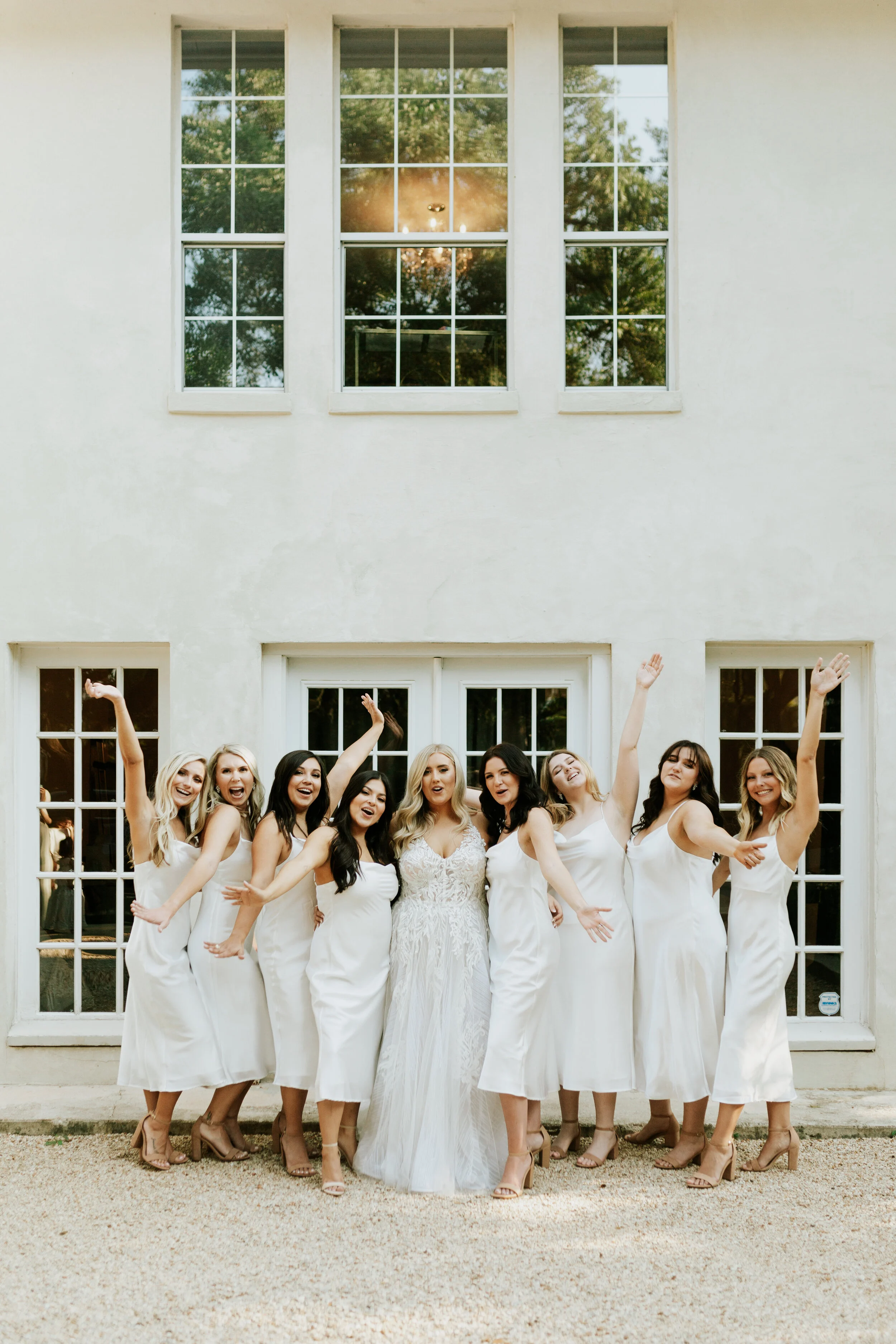 Hailey Nicole Creative modern, minimal, and romantic summer wedding at the Gardens at West Green in San Antonio, Texas