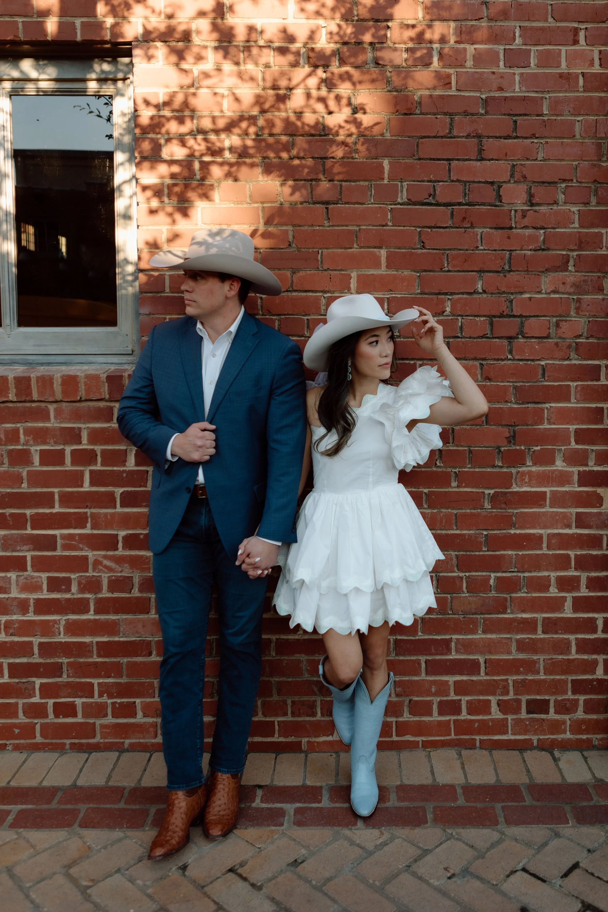 fall western wedding couples photography, engagement session inspiration, Hailey Durst Photo, tequila sunrise themed bachelorette