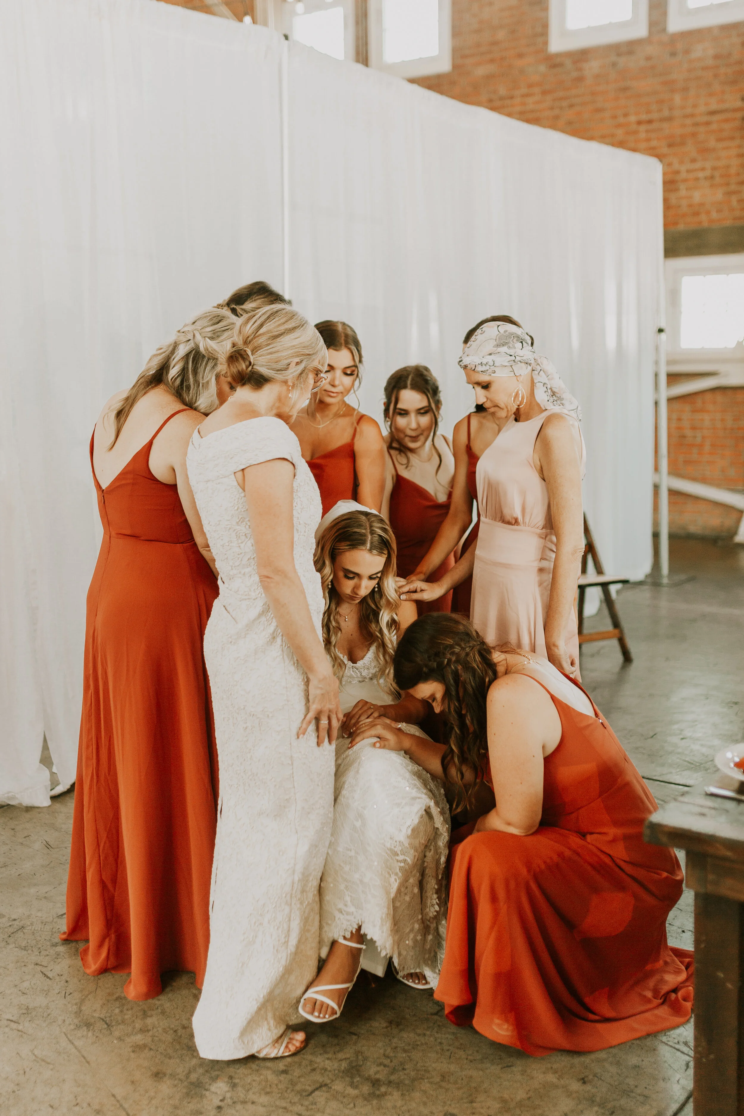 Boho DIY loft wedding photography at BRICK venue in San Diego in Southern California