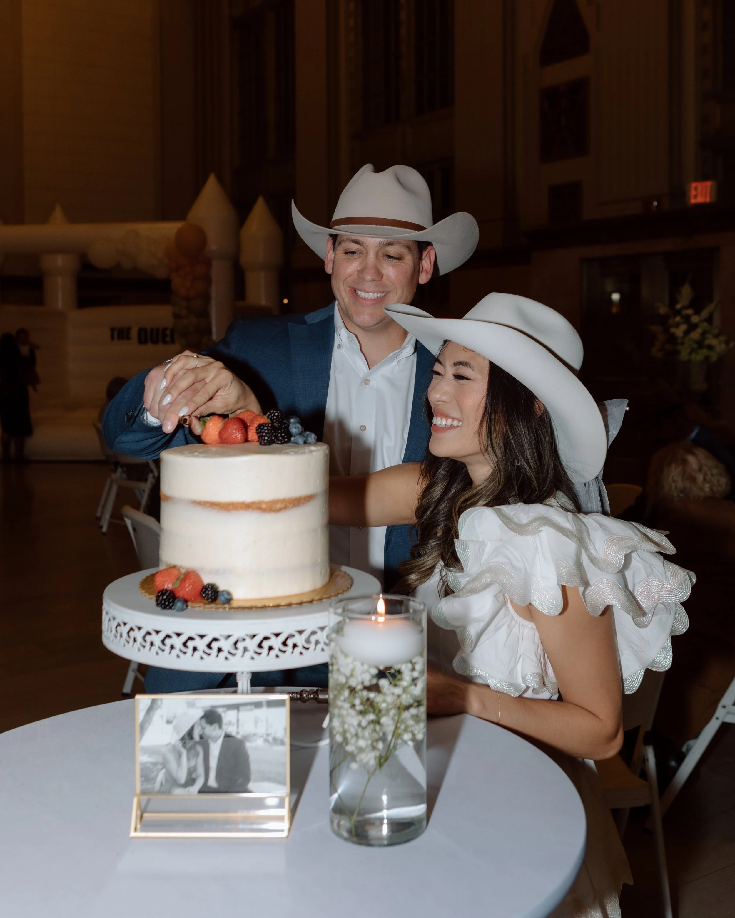 fall western wedding couples photography, engagement session inspiration, Hailey Durst Photo, tequila sunrise themed bachelorette