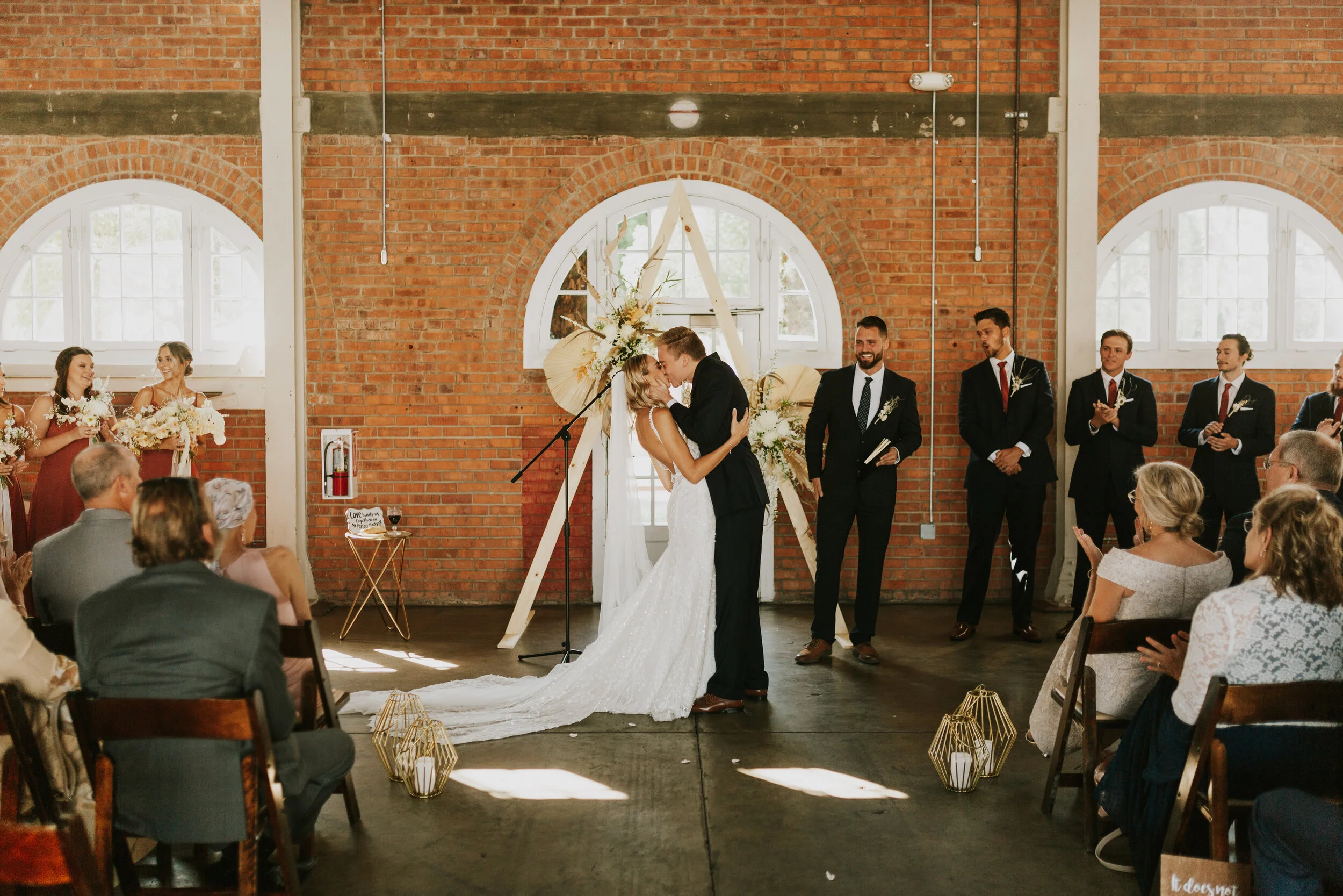 Boho DIY loft wedding photography at BRICK venue in San Diego in Southern California