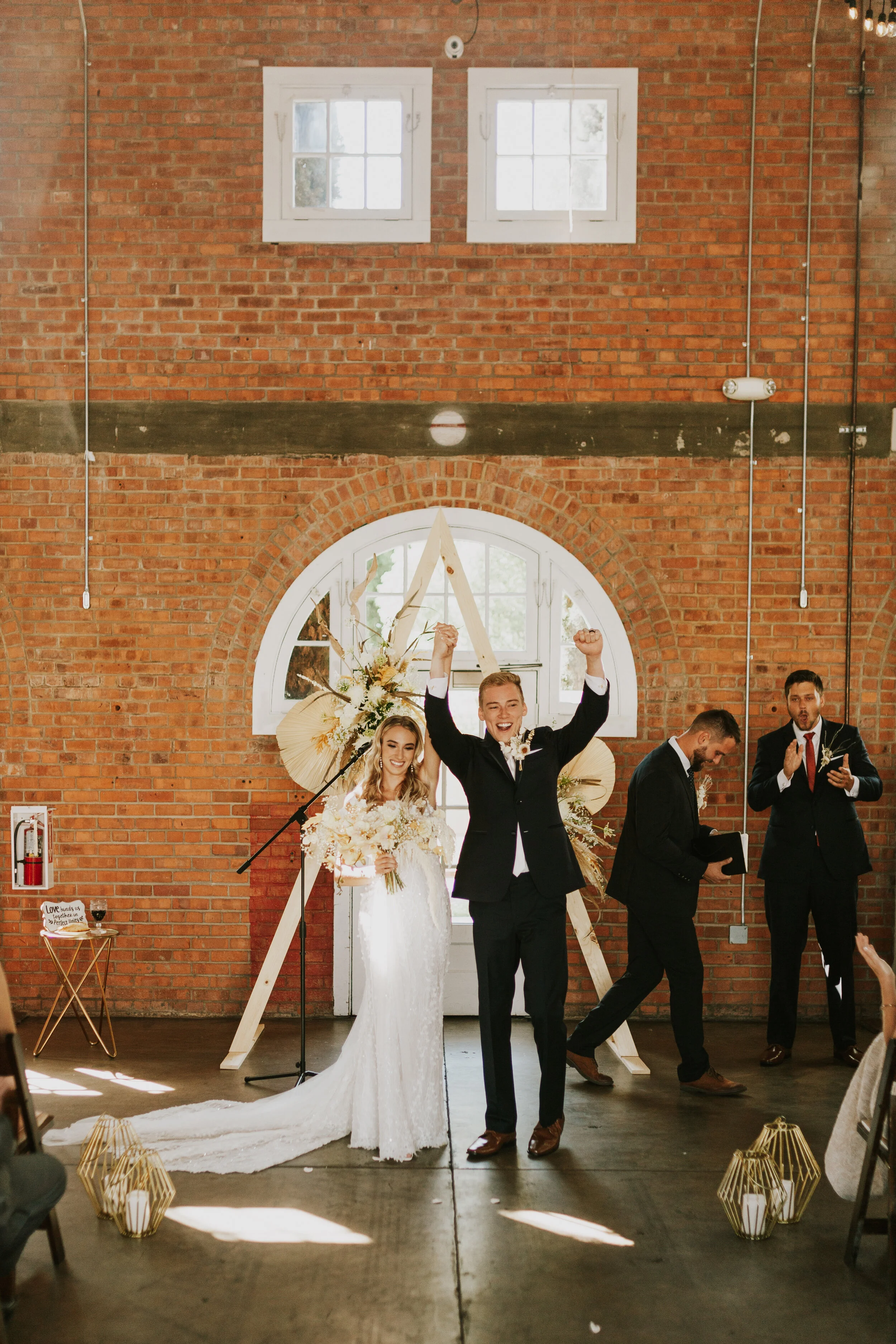 Boho DIY loft wedding photography at BRICK venue in San Diego in Southern California