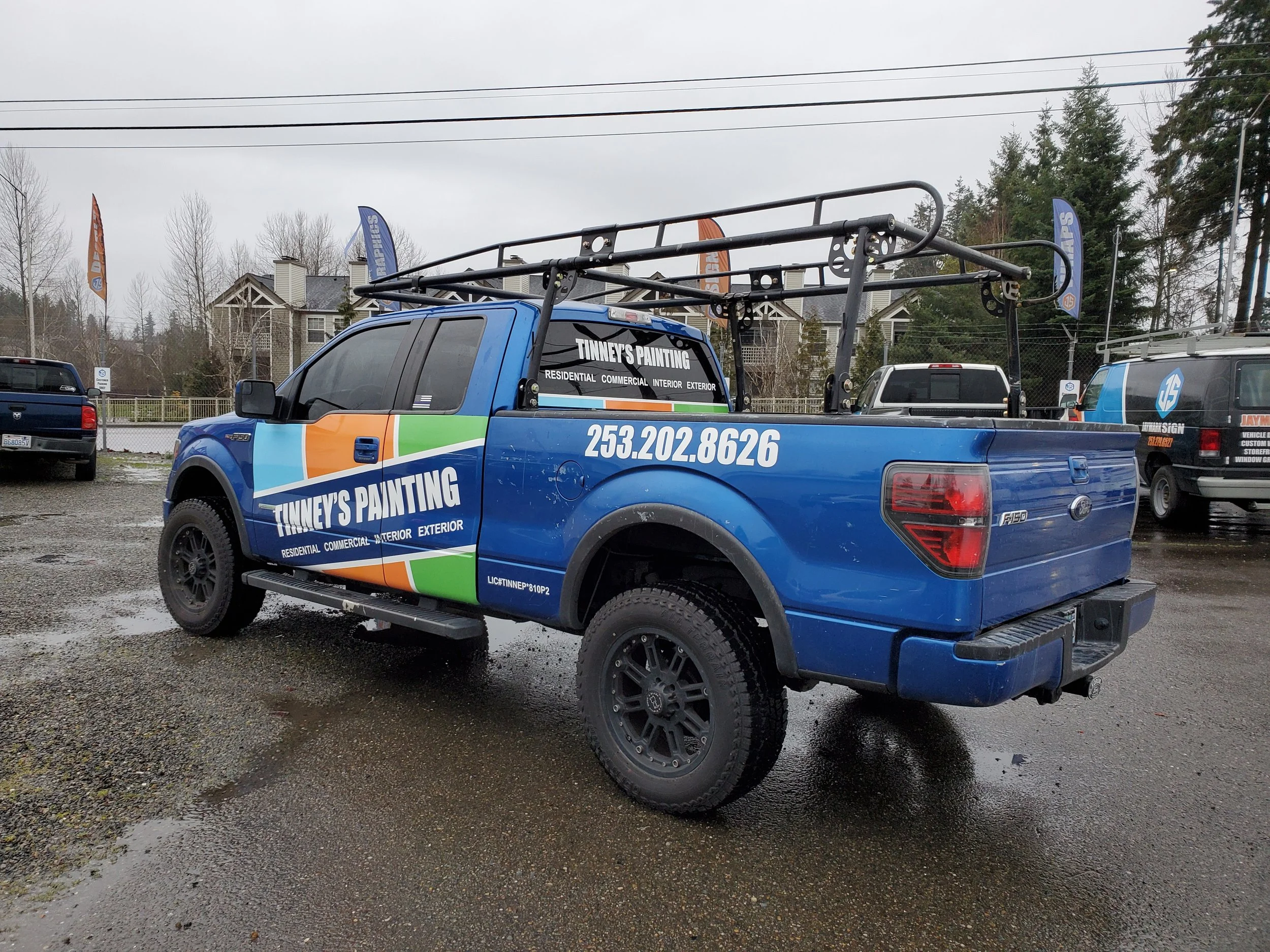 
(NOTE: I performed this work as an employee at Jaymark Sign, for their client)