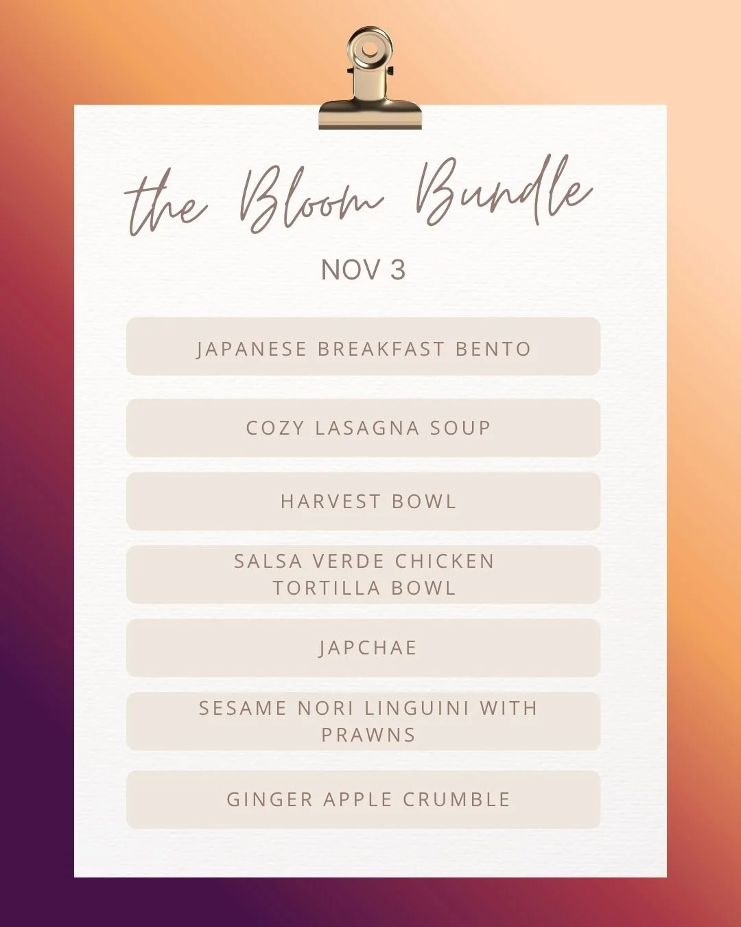 The Bloom Bundle - Nov 3