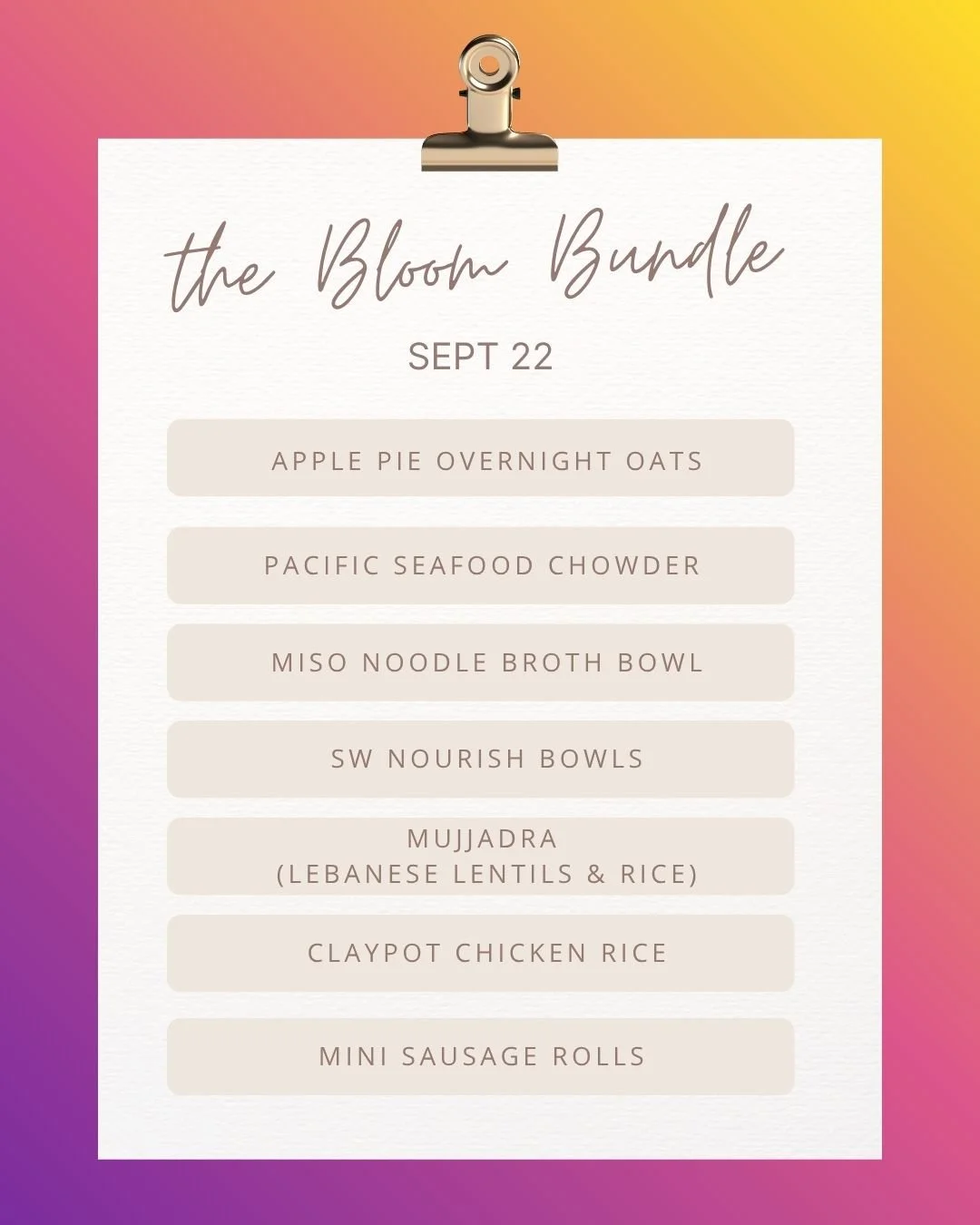 The Bloom Bundle - Sept 22