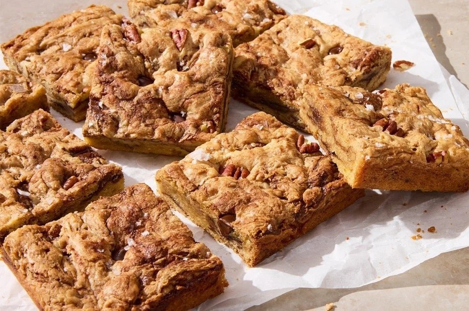 Caramelized Banana Blondies