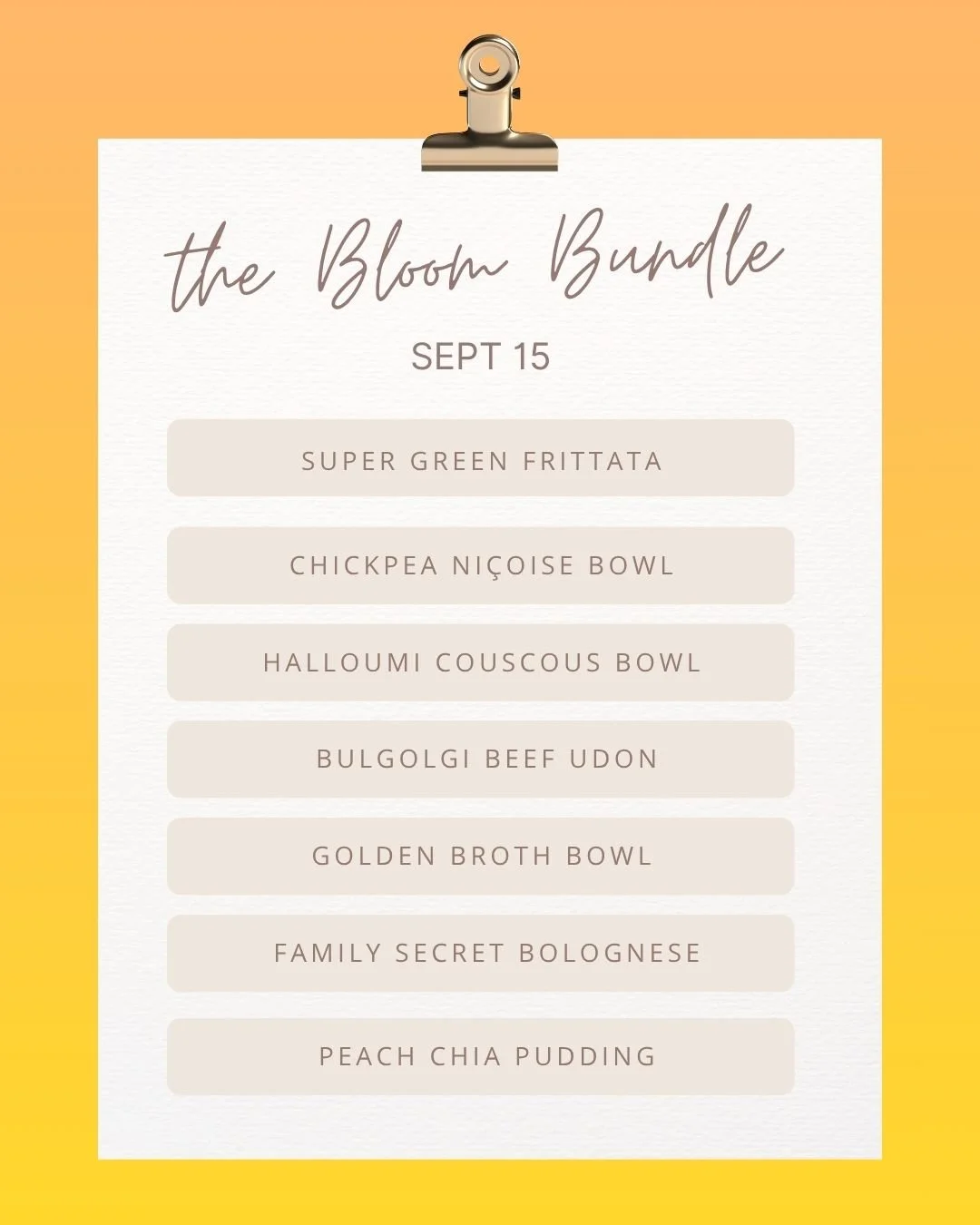 The Bloom Bundle - Sept 15