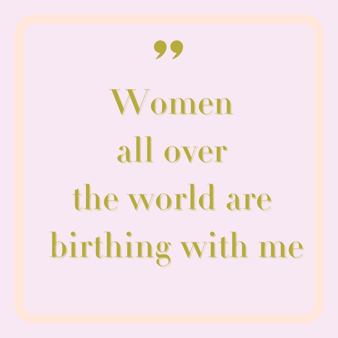 I haven't posted a birth affirmation in a while so here is another for you! ⠀⠀⠀⠀⠀⠀⠀⠀⠀
⠀⠀⠀⠀⠀⠀⠀⠀⠀
This one was a winner for me. Could be interpreted in a few ways. But I chose to think of those amazing women in my life who paved the way for me. My Mom 