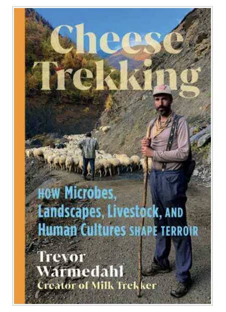 Trevor won the 2022 Daphne Zepos Teaching Award for cheese professionals hoping to further their paths and bring home to North America valuable knowledge to benefit cheesemakers. Cheese Trekking is an extended version of his Teaching Award research.
