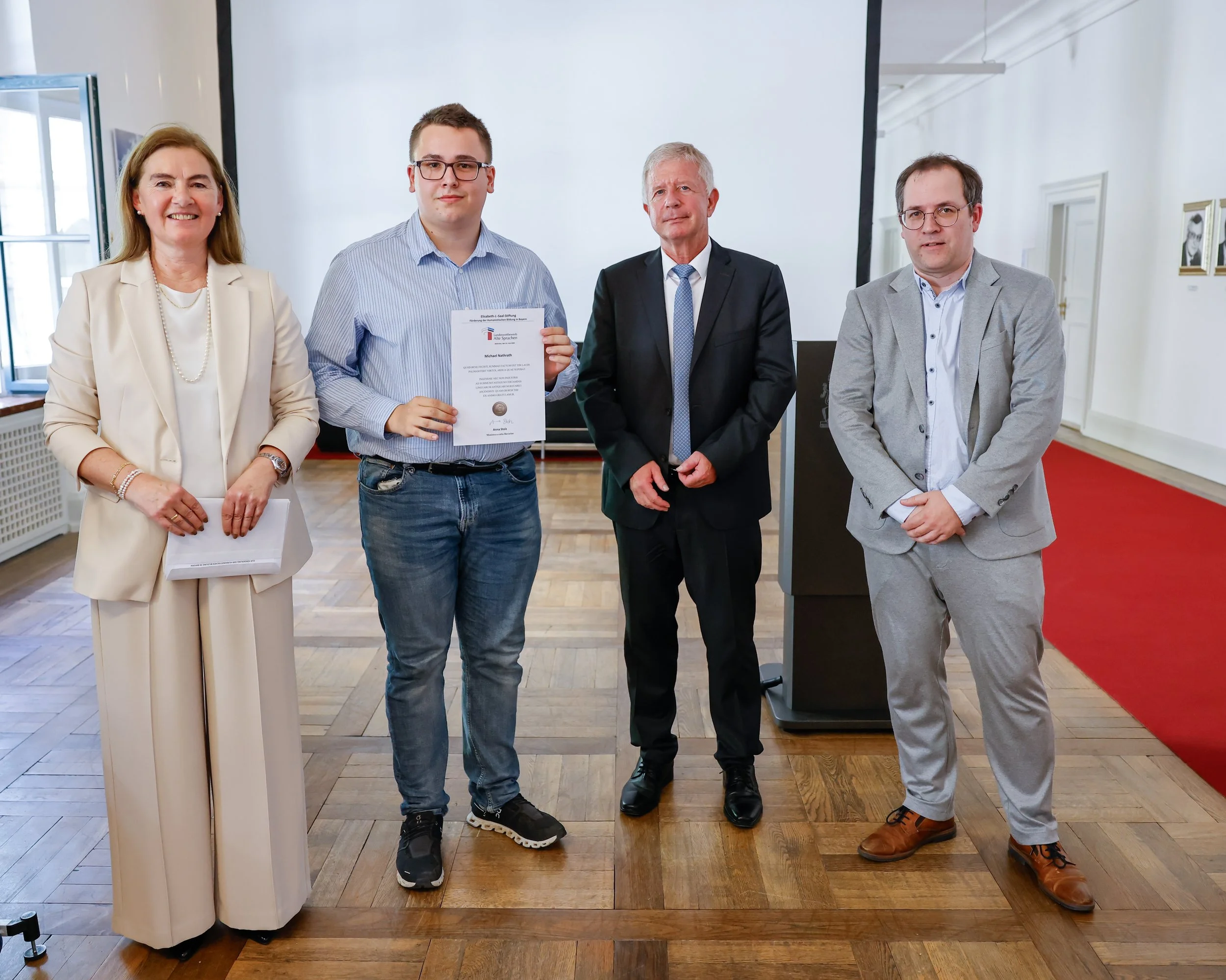 Finalist Michael Nathrath vom Karlsgymnasium Pasing