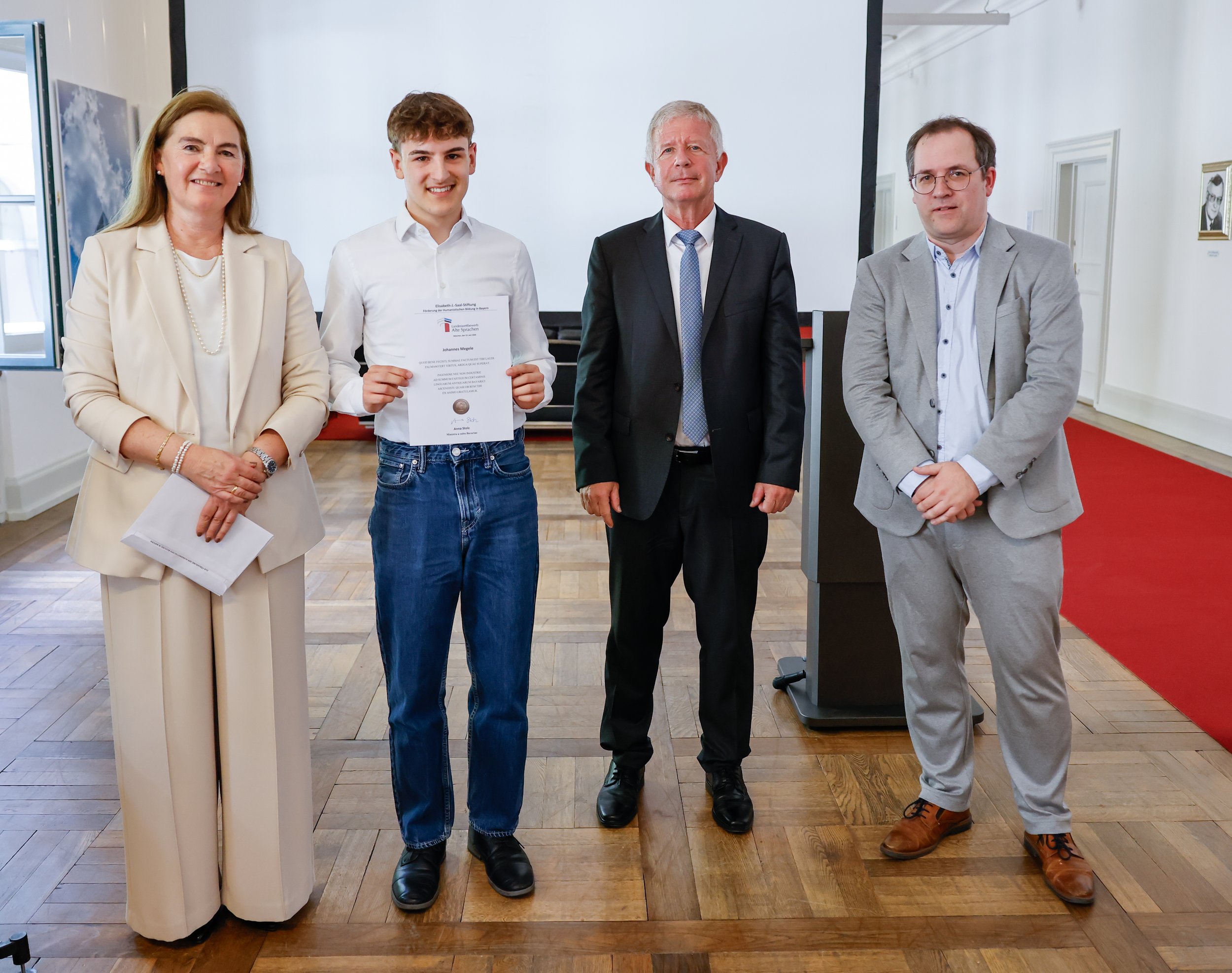 Finalist Johannes Megele vom Albertus-Magnus-Gymnasium Regensburg
