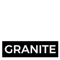 Black banner with the word 'GRANITE' in white capital letters.
