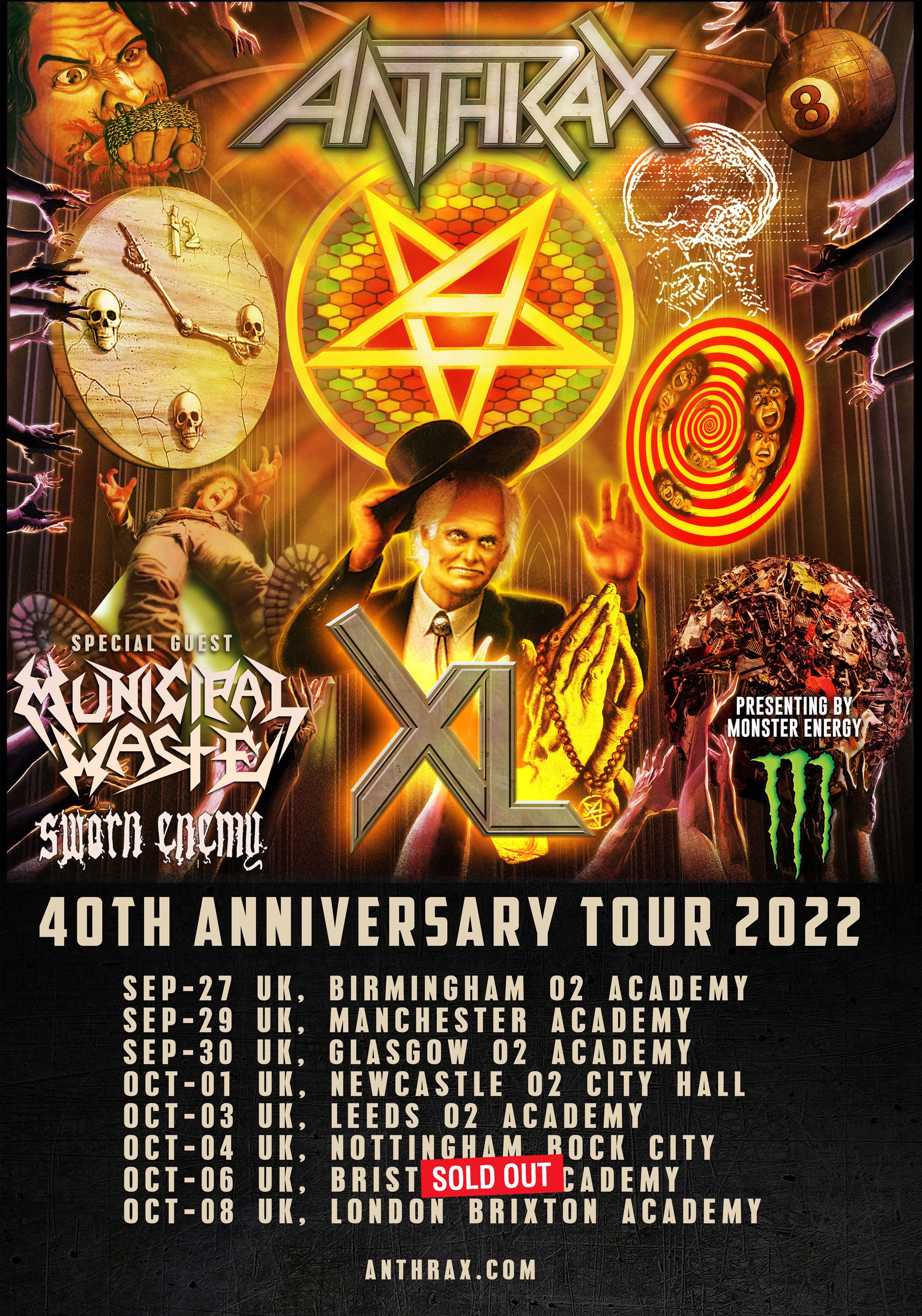 anthrax tour review 2022