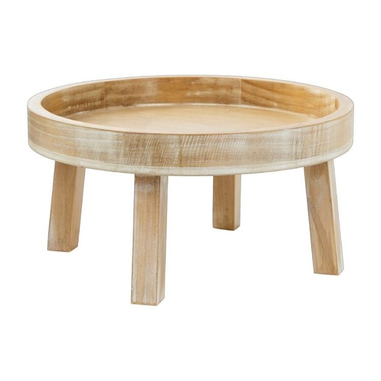 Round wooden low tables
$7 per item
