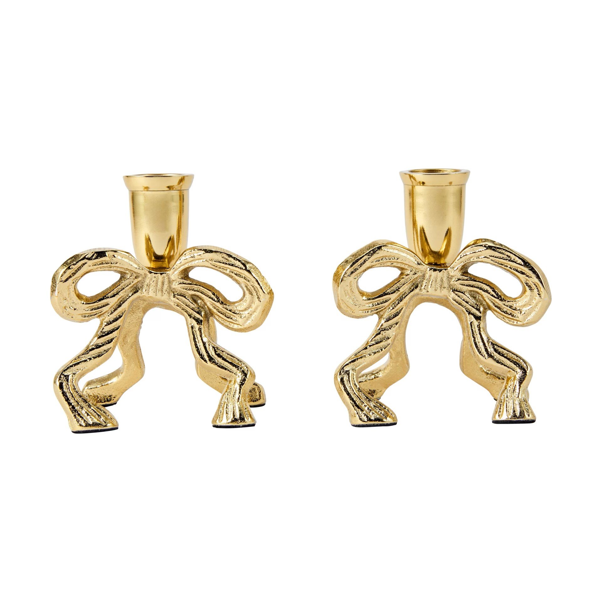 Bow Candle Stick Holders - Sets of 2 - $5