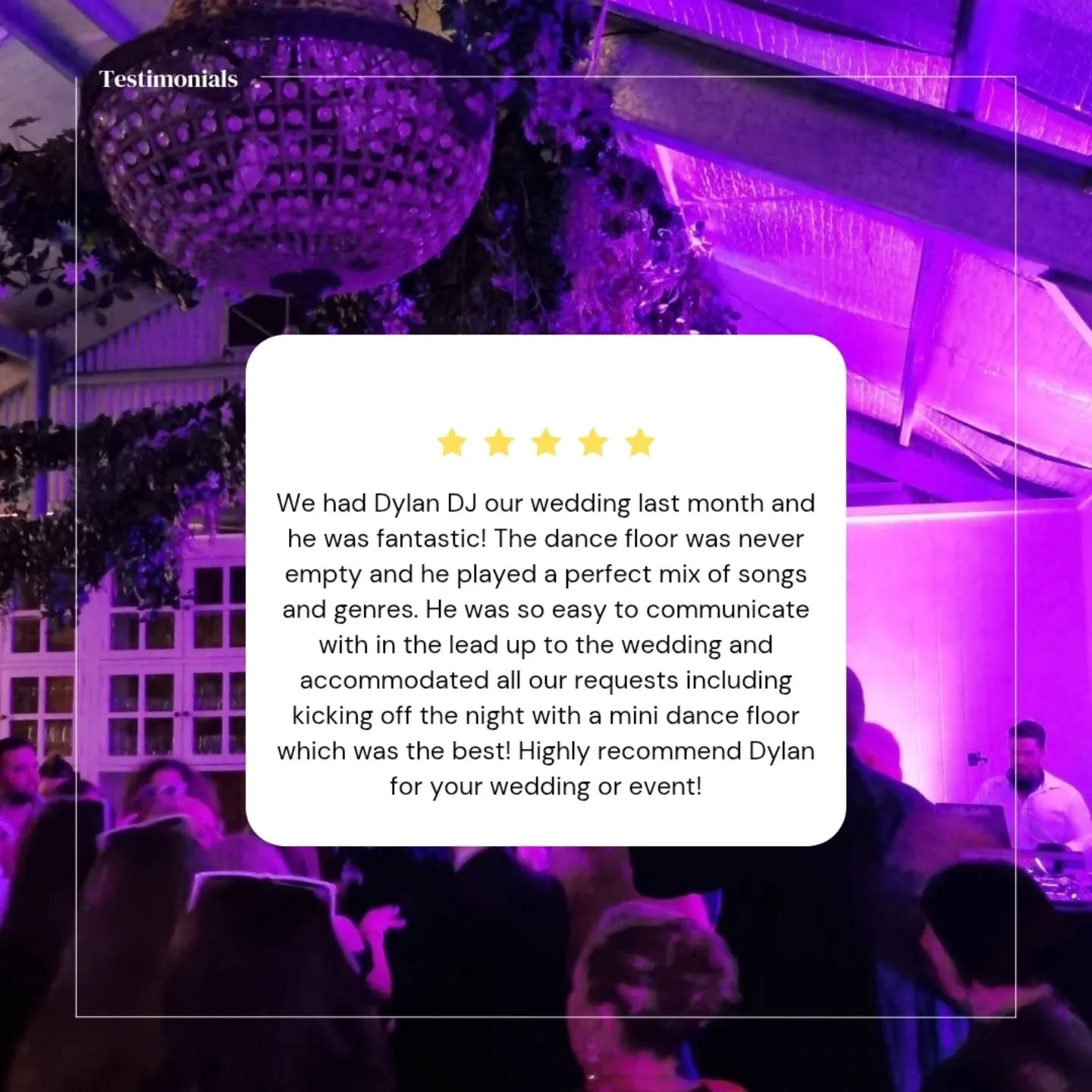 I'm so grateful to have been part of a couples special day. Thank you for trusting me to bring the music and energy! 🎊🙌

#wedding #weddingdj #southcoast #professionaldj #partytime