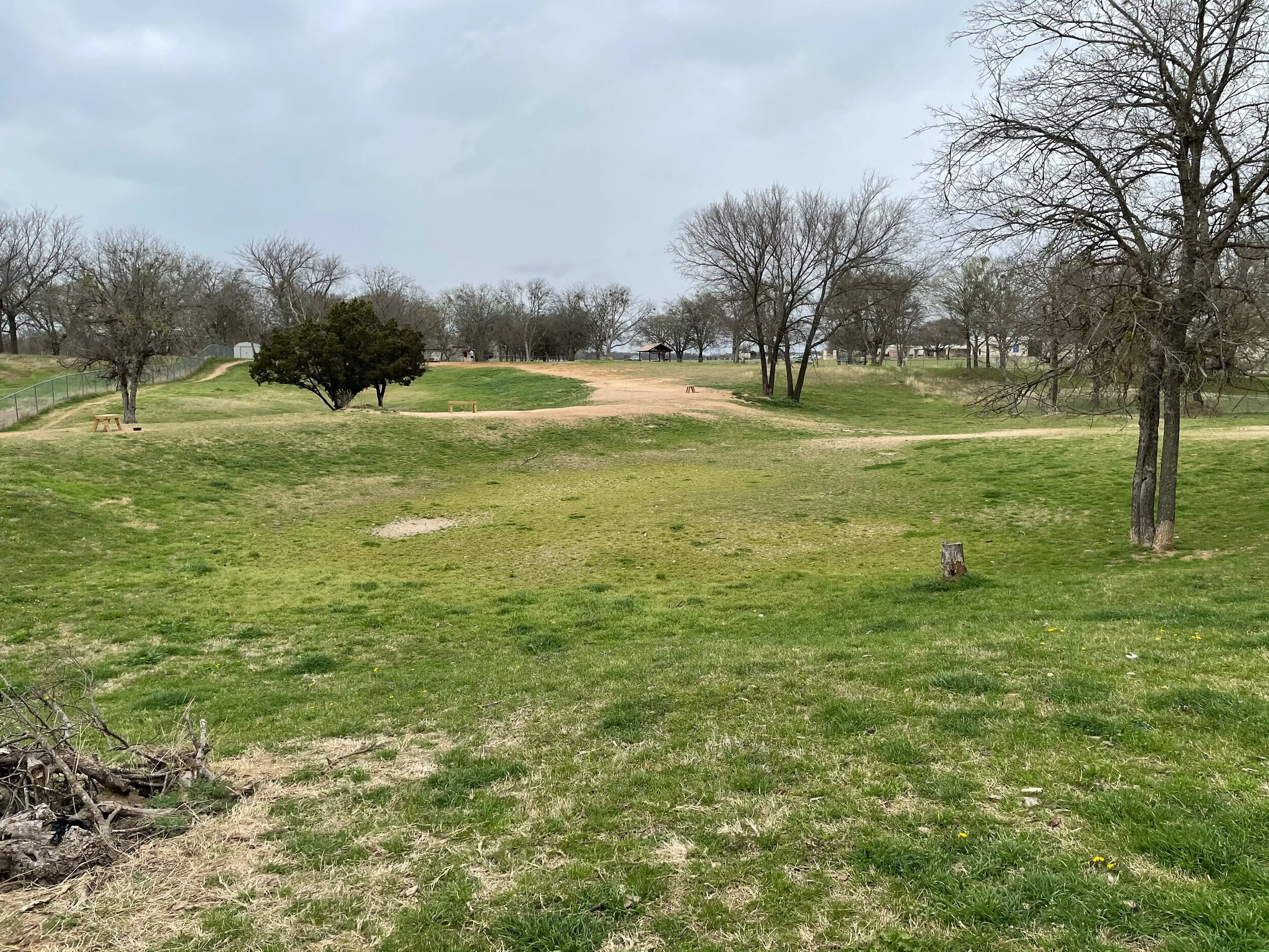 Taken from the back of the park