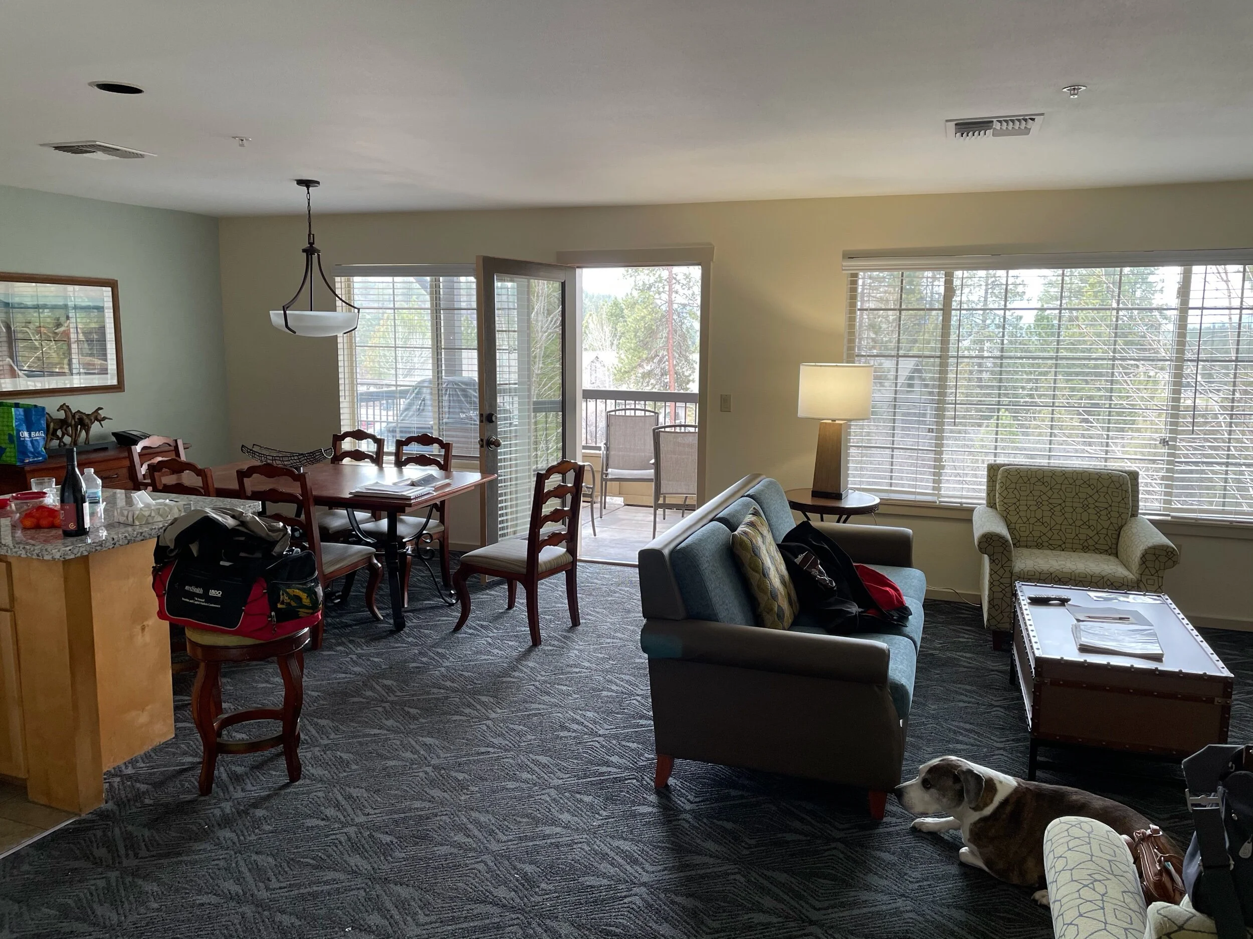 Nice large unit with gas fireplace