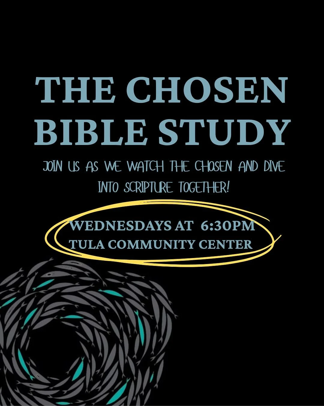 We&rsquo;re going to have a CHOSEN Bible study on campus 6:30pm at Tula! Dinner will provided as well. Hope you guys can join us!