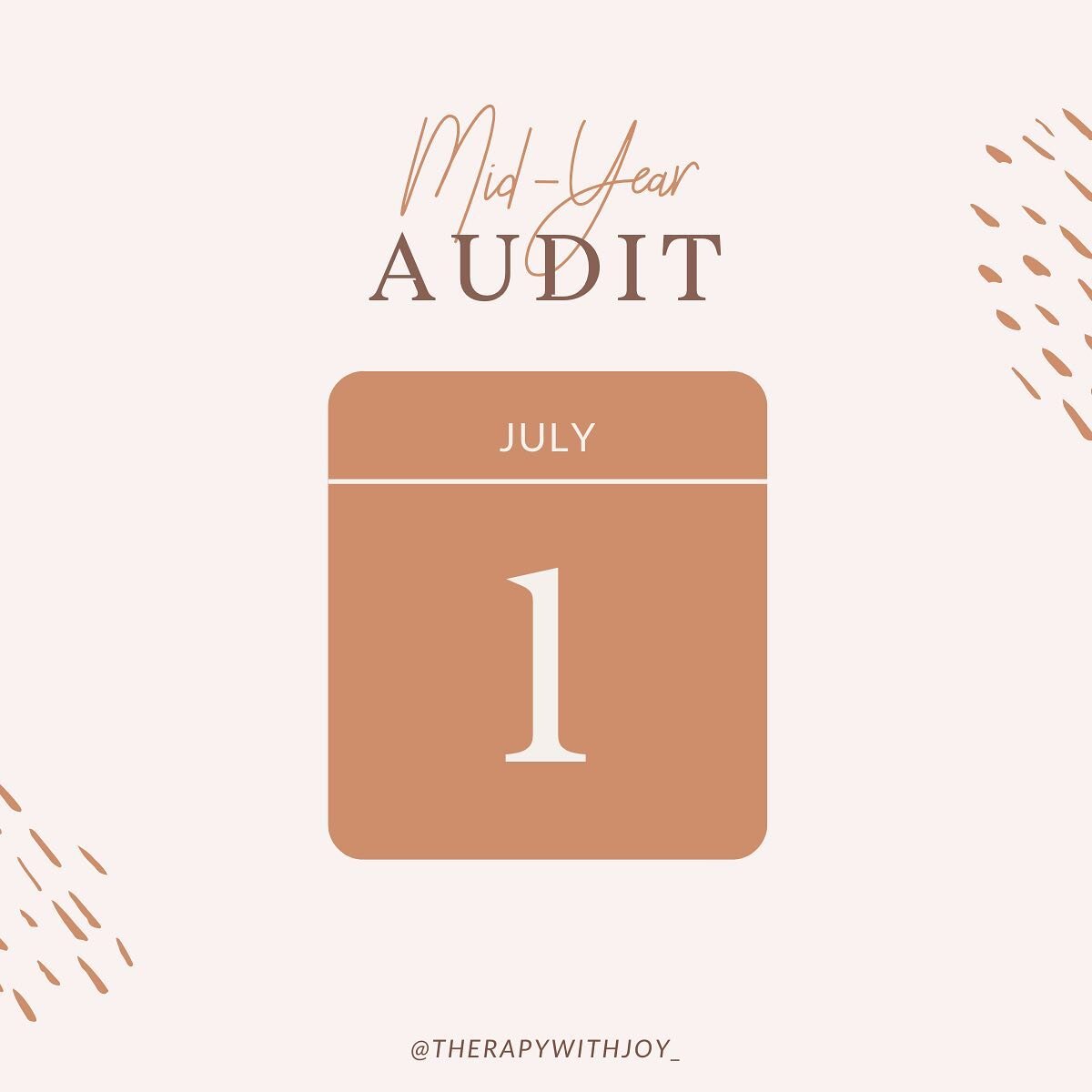 It&rsquo;s a new month and July marks us being half way through 2022 (time is flying).

Here are a few check in questions you can use to help you have an intentional second half of the year. 

1. Am I being mindful of the progress I&rsquo;ve made?
2.