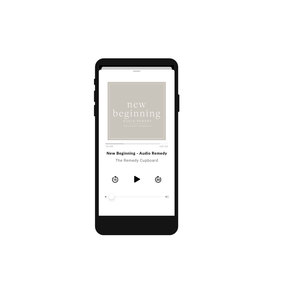 New Beginning Audio Remedy The Remedy Cupboard Katie Buemann