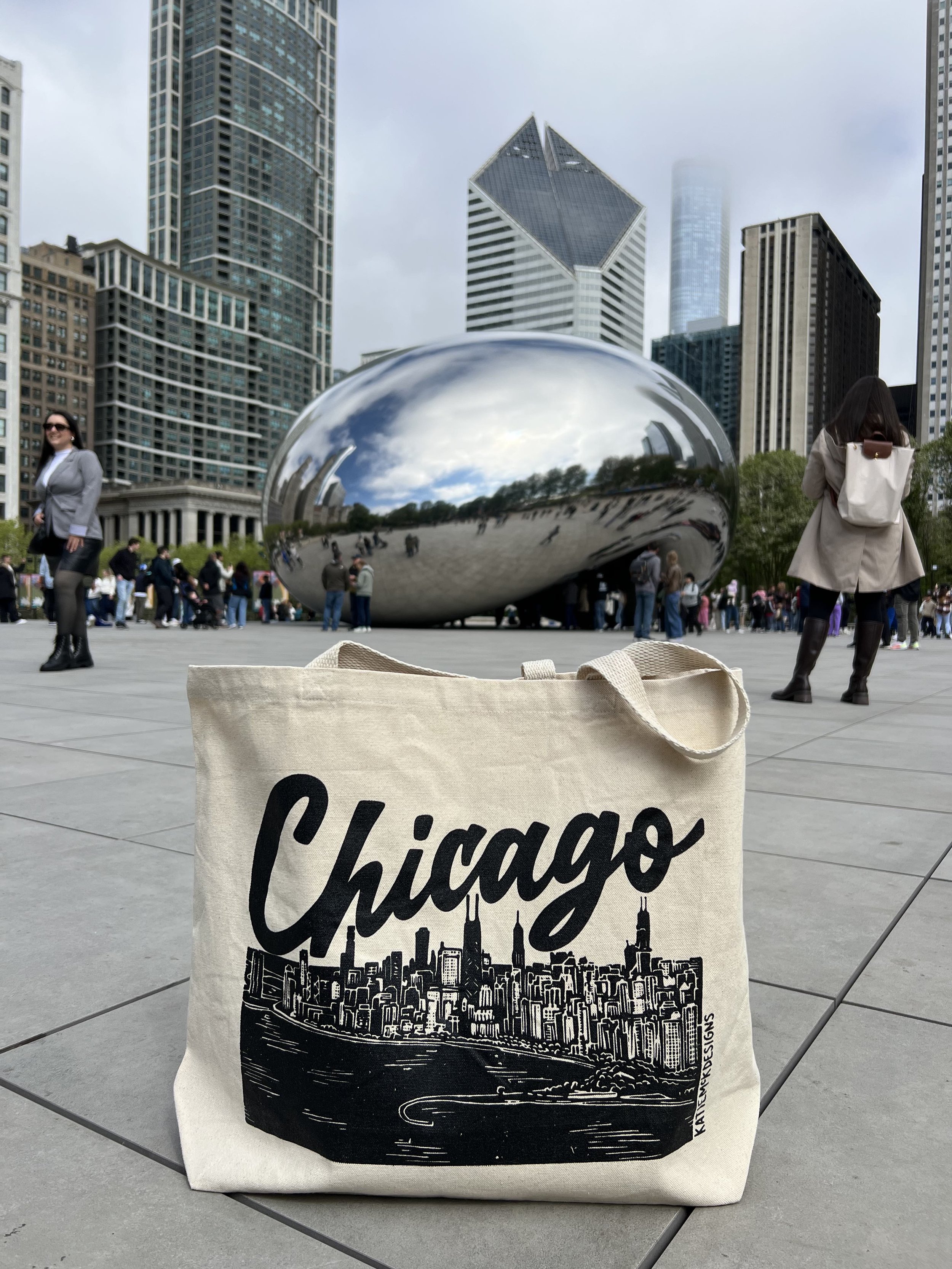 Chicago Canvas Tote Bag