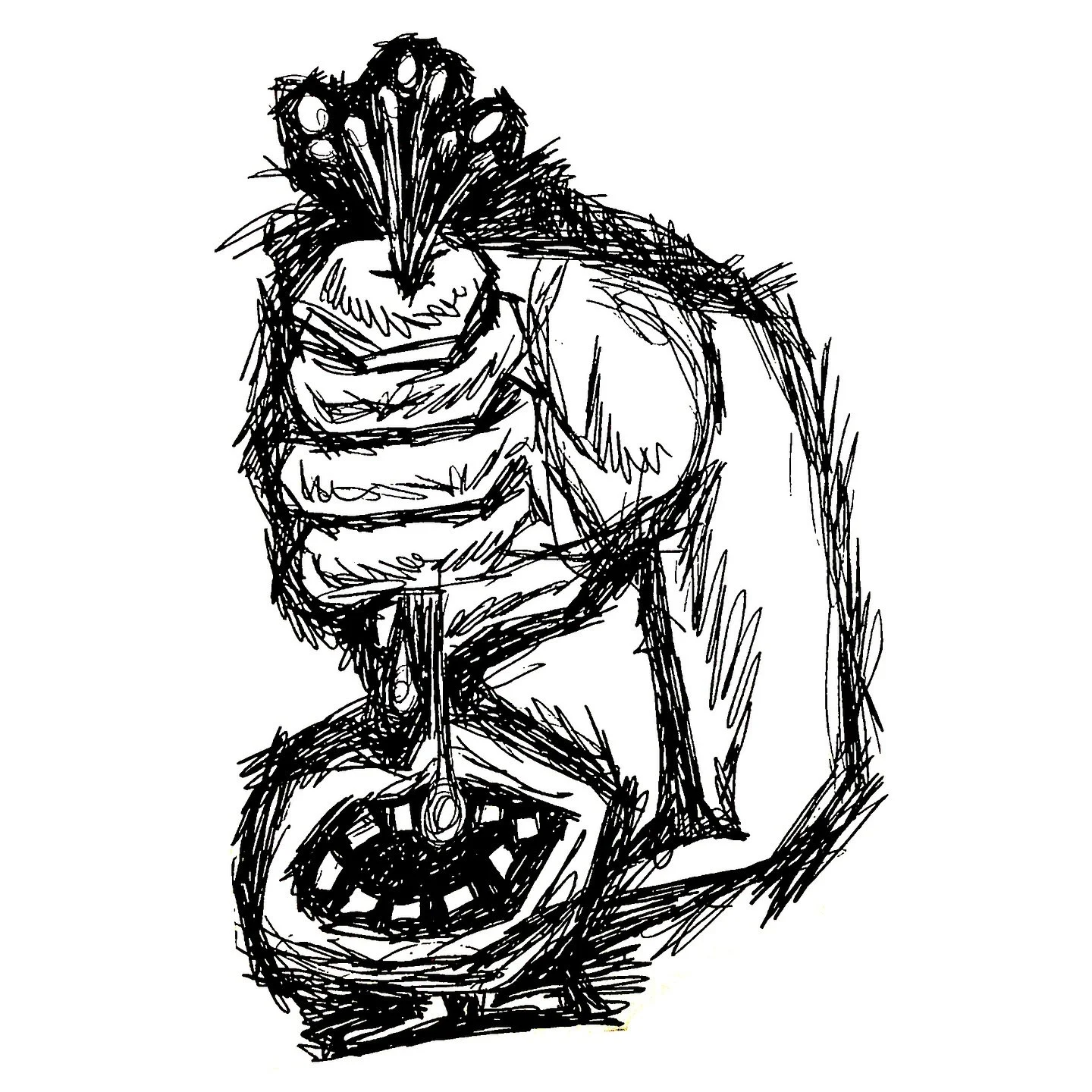 Concepts class 
initial sketches 
OCAD 1996
&rdquo;Greed&rdquo;
&rdquo;Media Control&rdquo;

#tbt #ocad #illustration #bw #sketch #scribble #greed #mediacontrol #1996