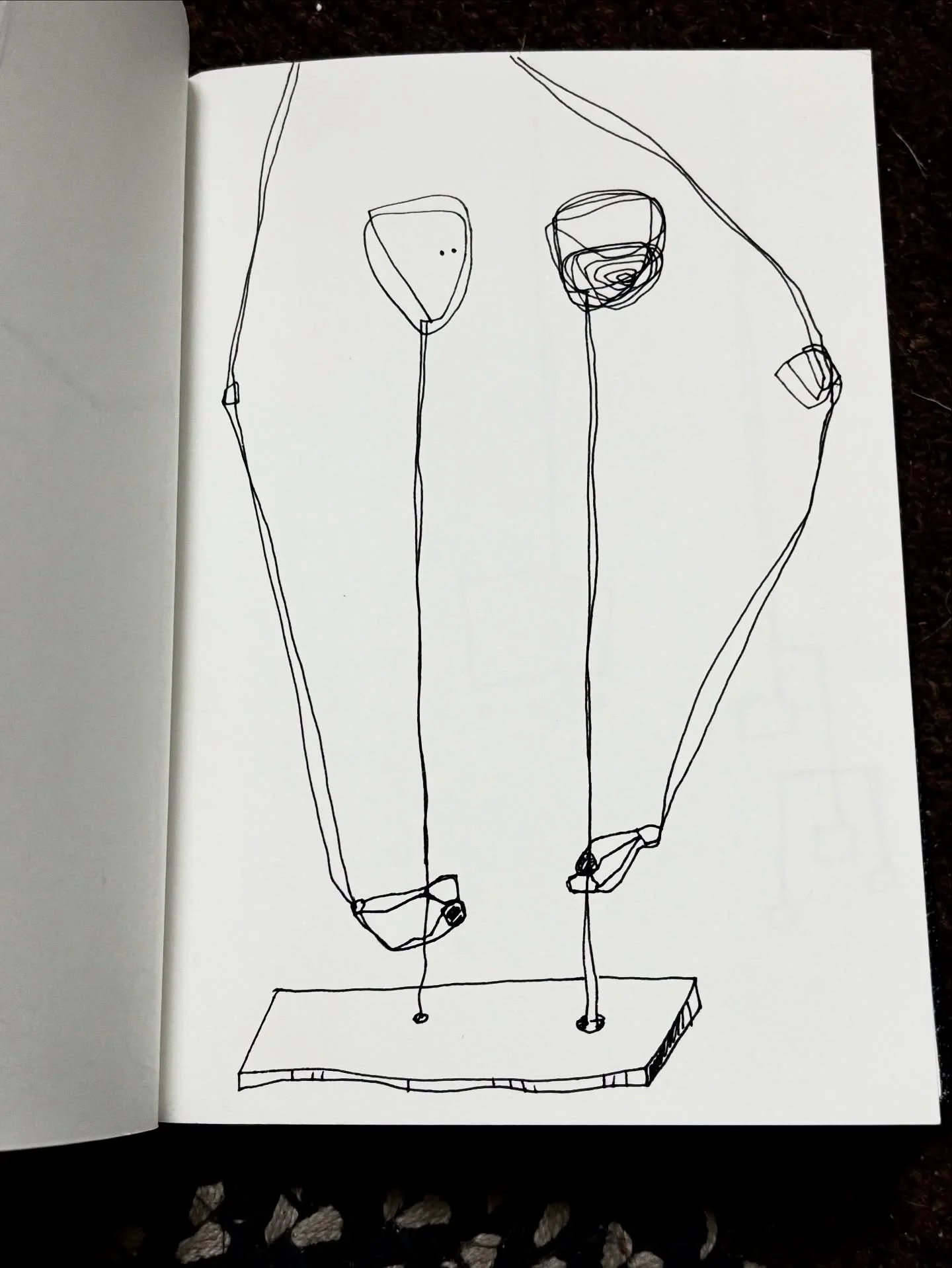 20 yr old sketches #booleep #bw #sketches #sketchbook #2005 #archives