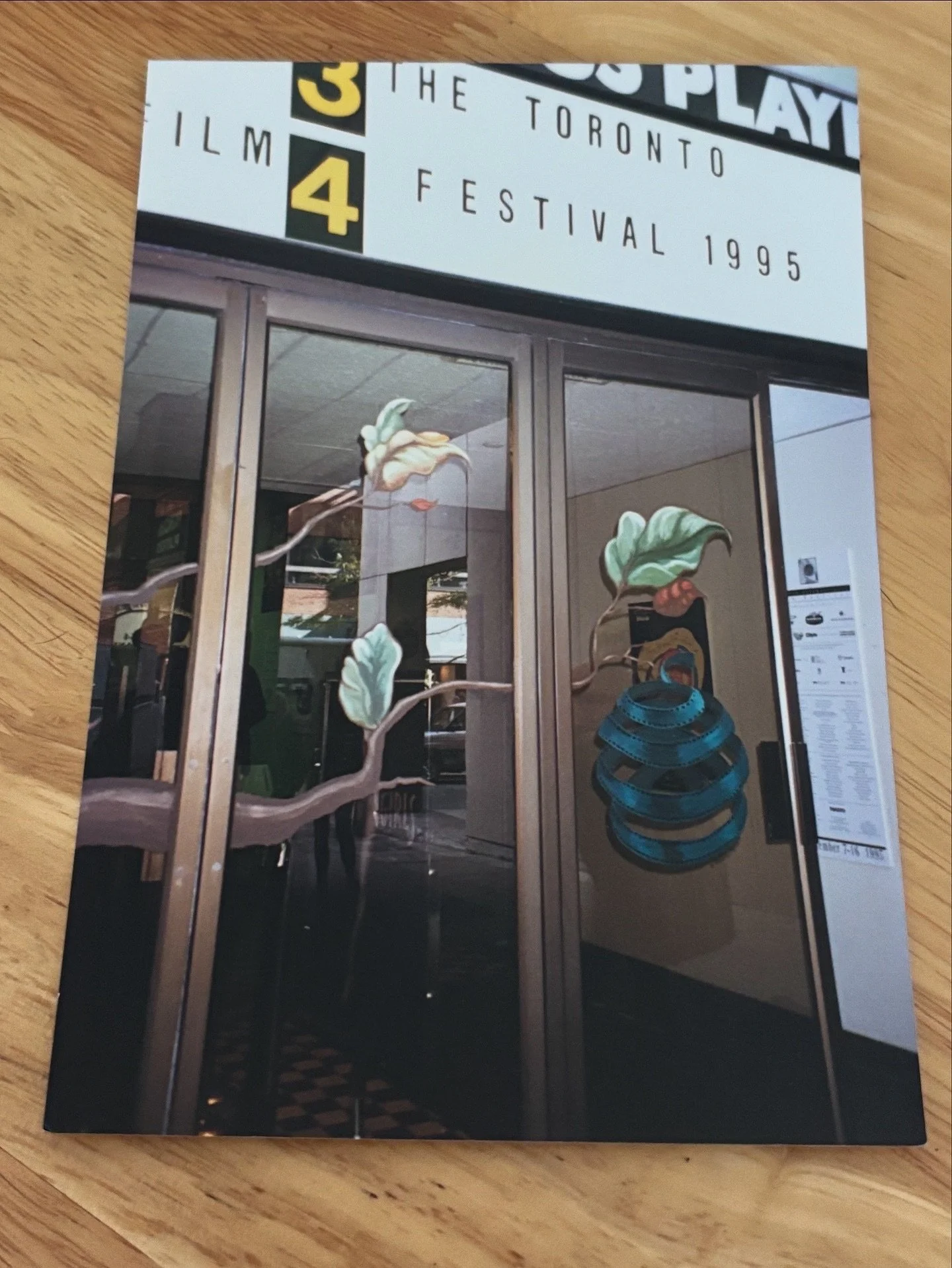 Happy 50th @tiff_net! 🥳 Flashback to your 20th bday in 1995 when I worked the box office at the Cumberland theater and recreated Anita Kuntz&rsquo; poster art on the front doors for the festival. Big fan of her work in art school days ❤️ #tiff #tiff
