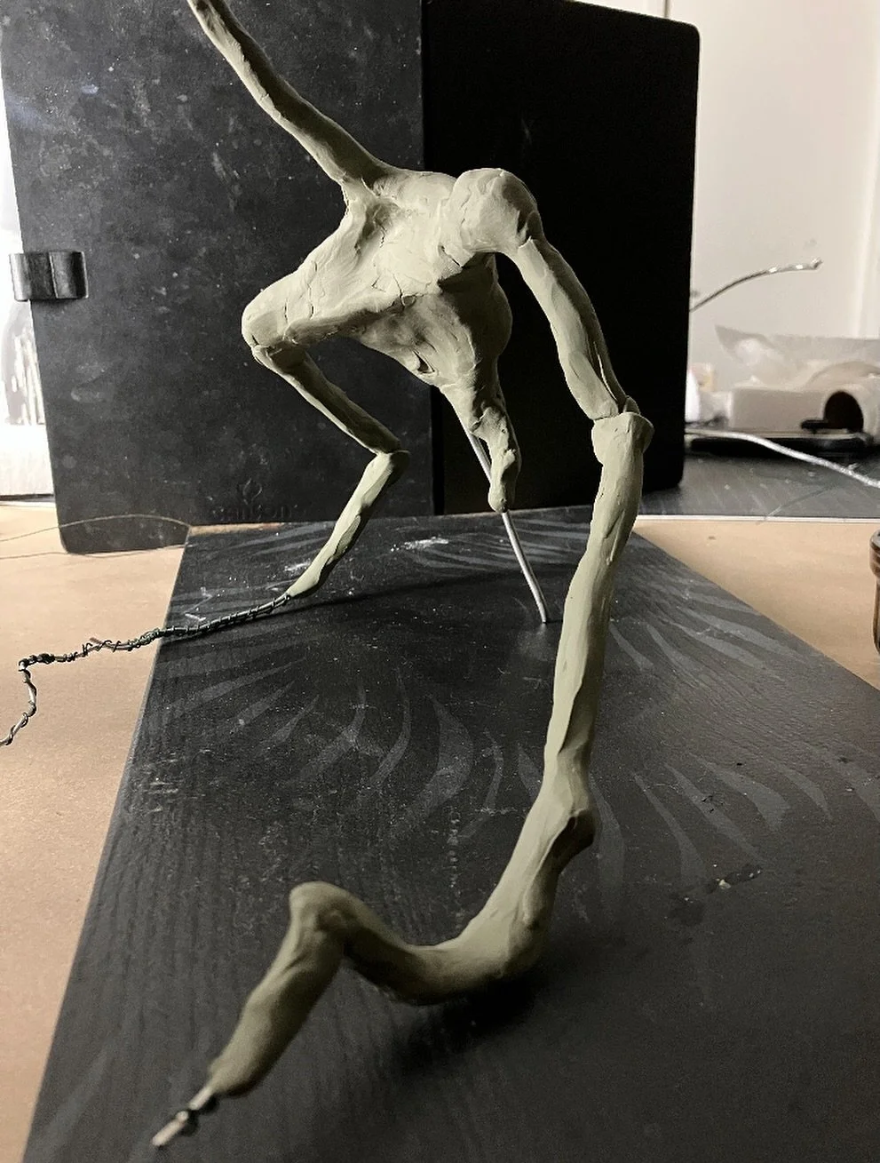 Itching to pick this guy up again soon #sculpture #abstractanatomy #booleep #tbc
