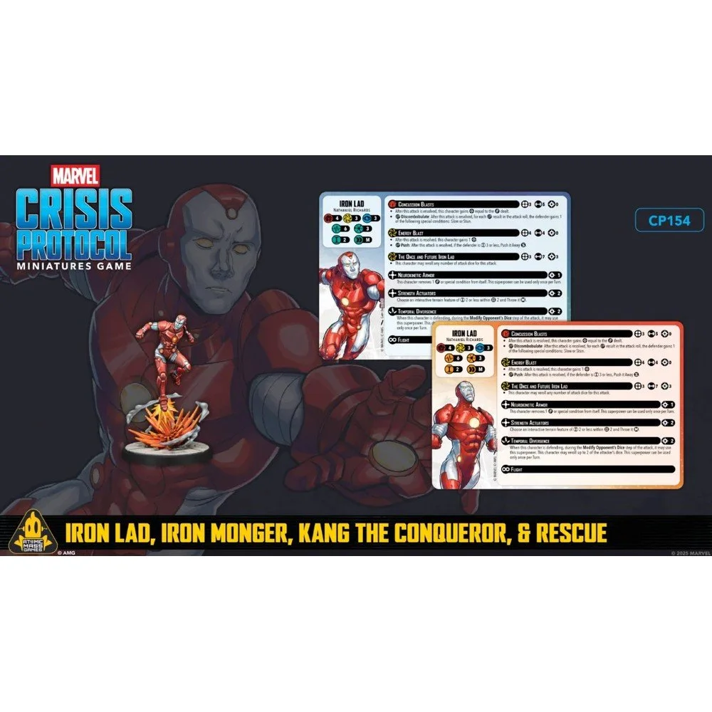 Marvel: Crisis Protocol – Iron Lad, Iron Monger, Kang the Conqueror & Rescue