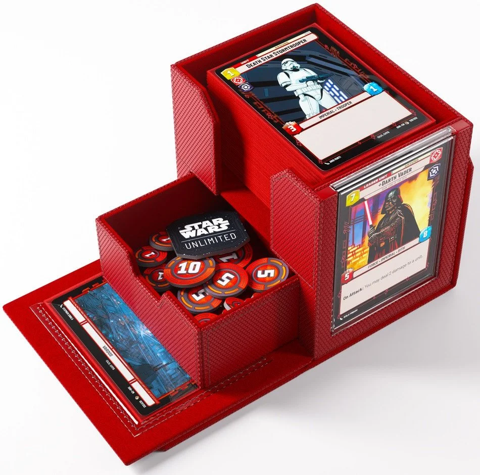 Deck Pod Star Wars Unlimited - Boîte De Rangement Premium Pour Cartes Et Jetons