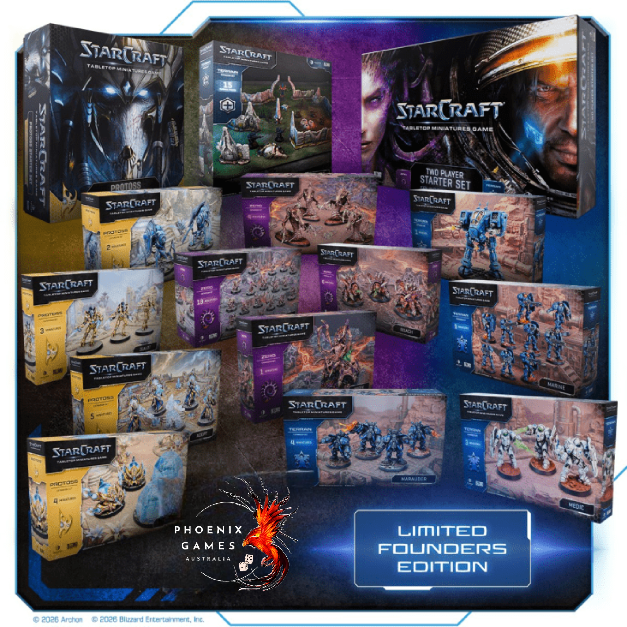 Starcraft Miniatures Games: Army Bundle 3 Player All In