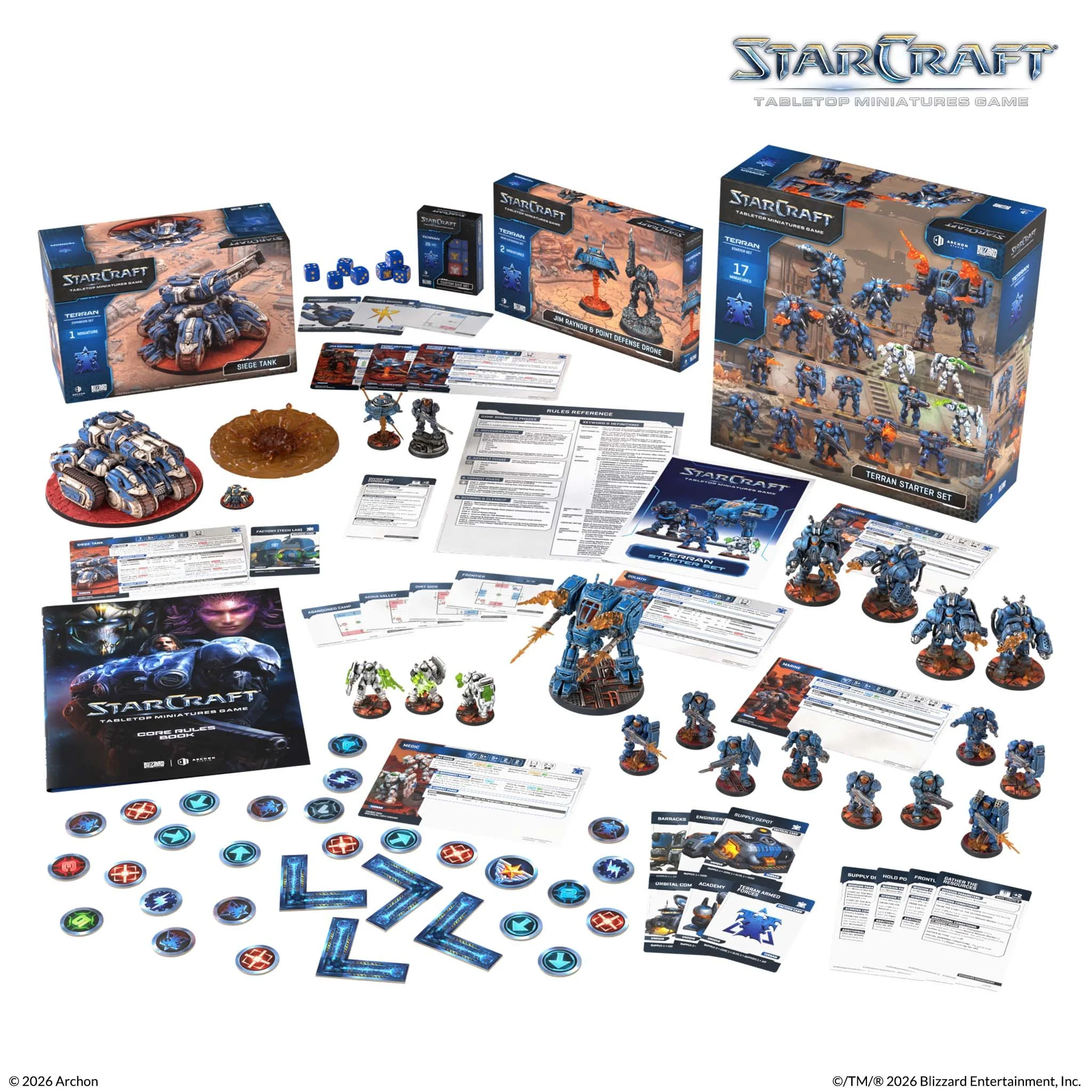 Starcraft Miniatures Games: Terran Bundle