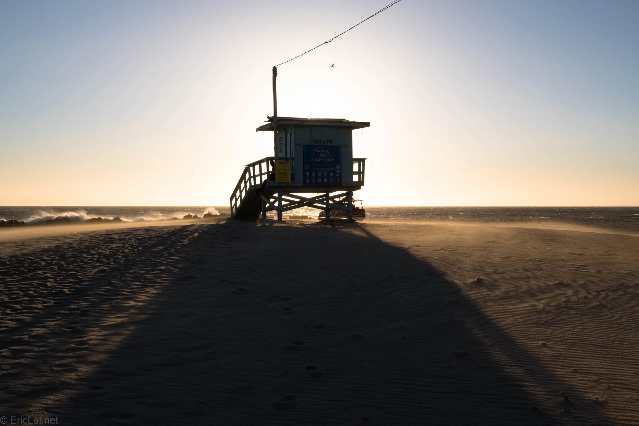 Lifeguard Tower on a Windy Beach-0105.jpg
