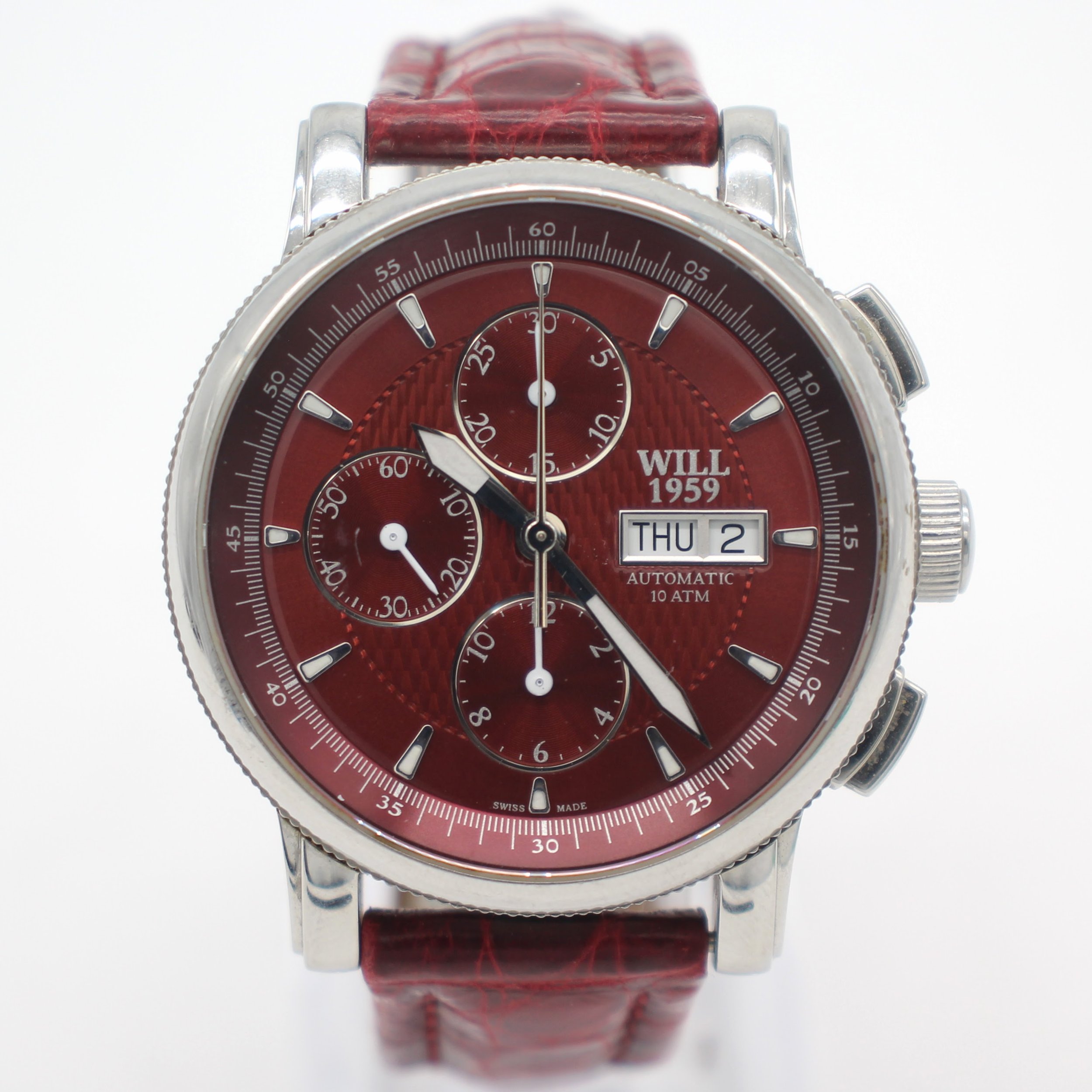 A clean, no-glare, straight on shot of the watch face.